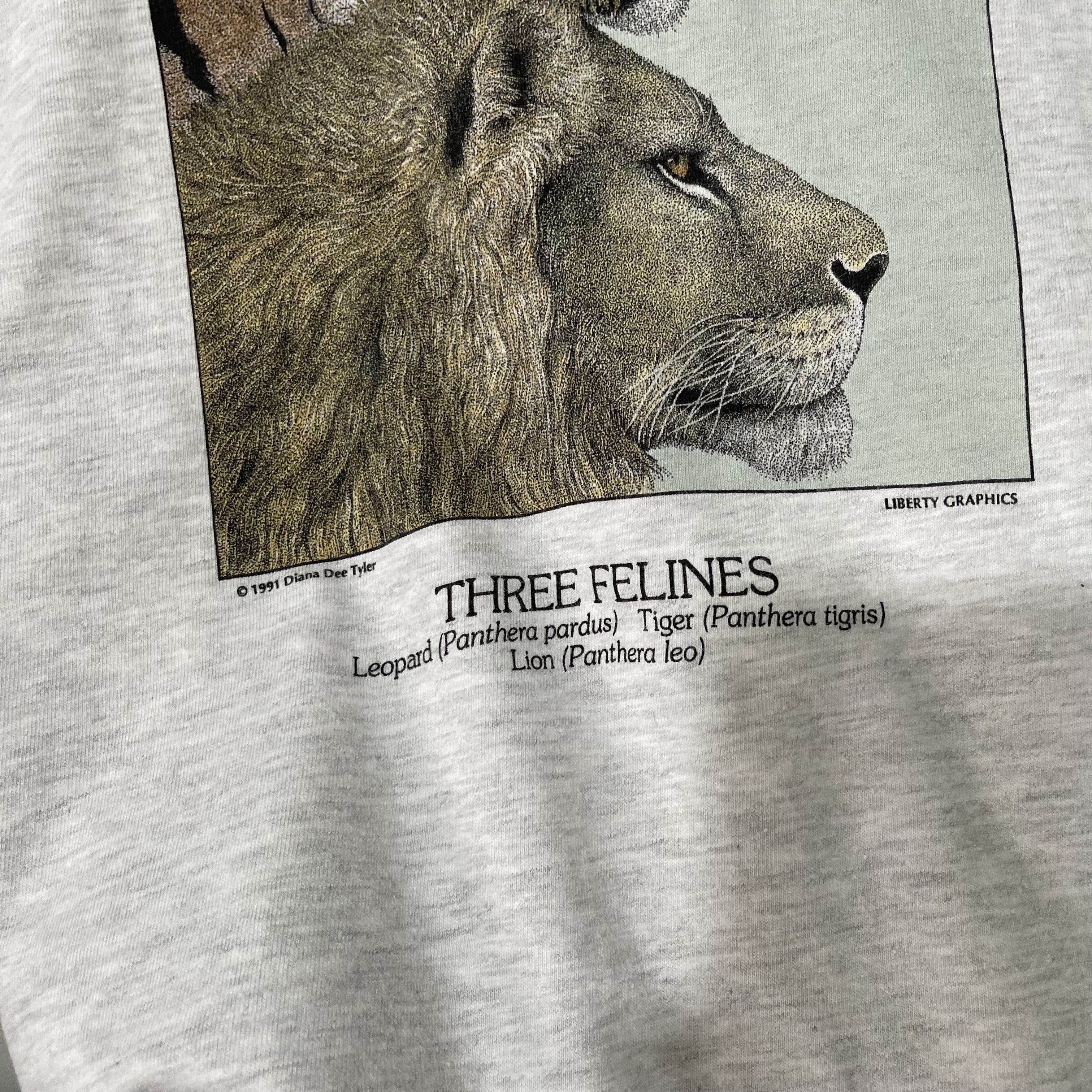 Vintage Vintage 1991 Three Felines Diana Dee Tyler Shirt Size US M / EU 48-50 / 2 - 3 Thumbnail