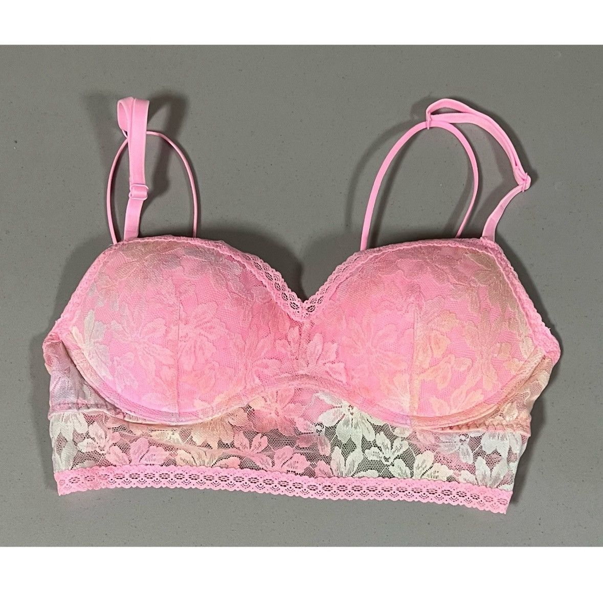 Victoria's Secret Victoria’s Secret Floral Lace Push-Up Bra Bralette Size S 🌸✨ Size S / US 4 / IT 40 - 5 Thumbnail
