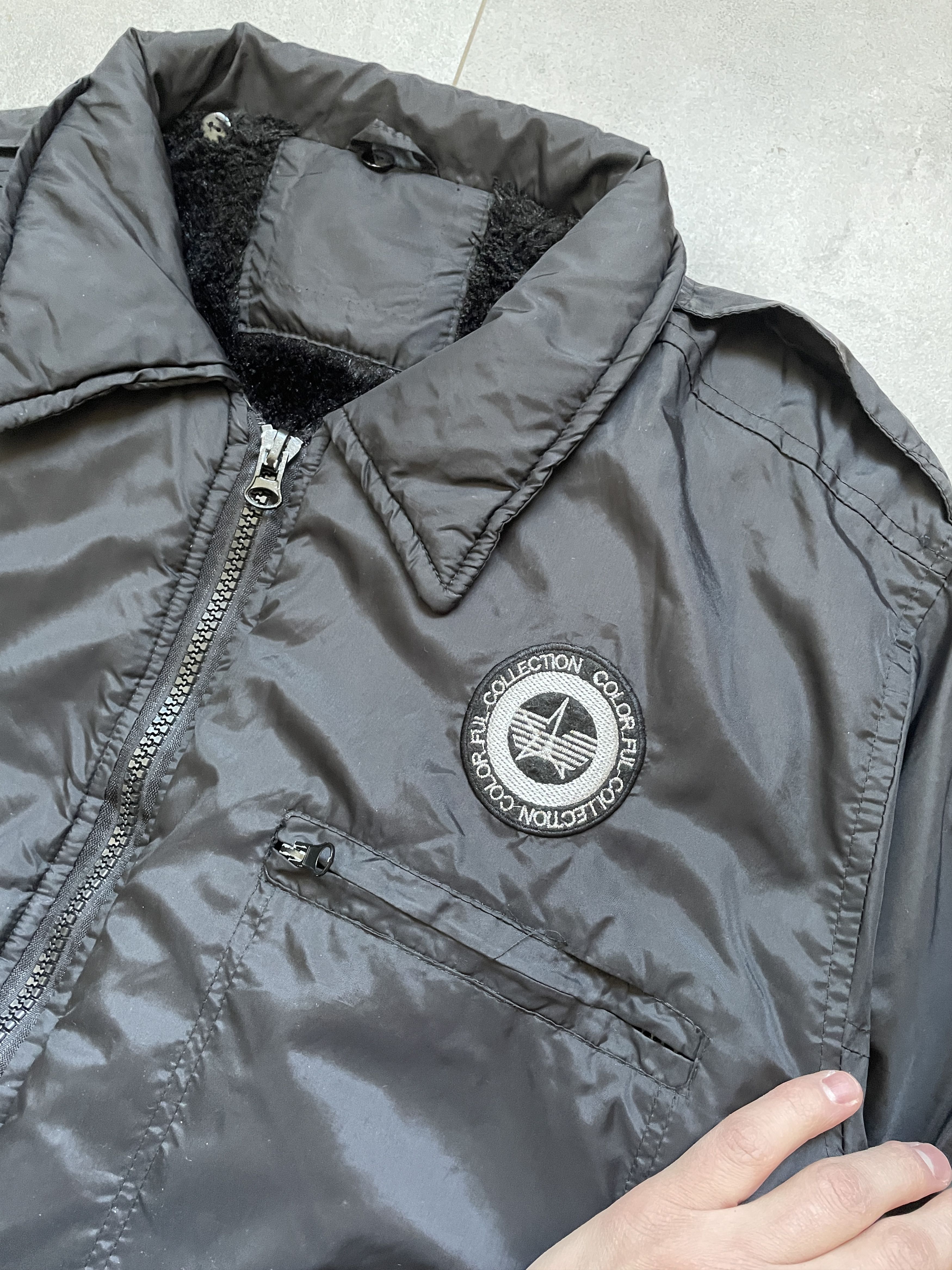 Vintage VINTAGE BLACK BOXY OPIUM INSULATED BOMBER JACKET Size US XL / EU 56 / 4 - 2 Thumbnail