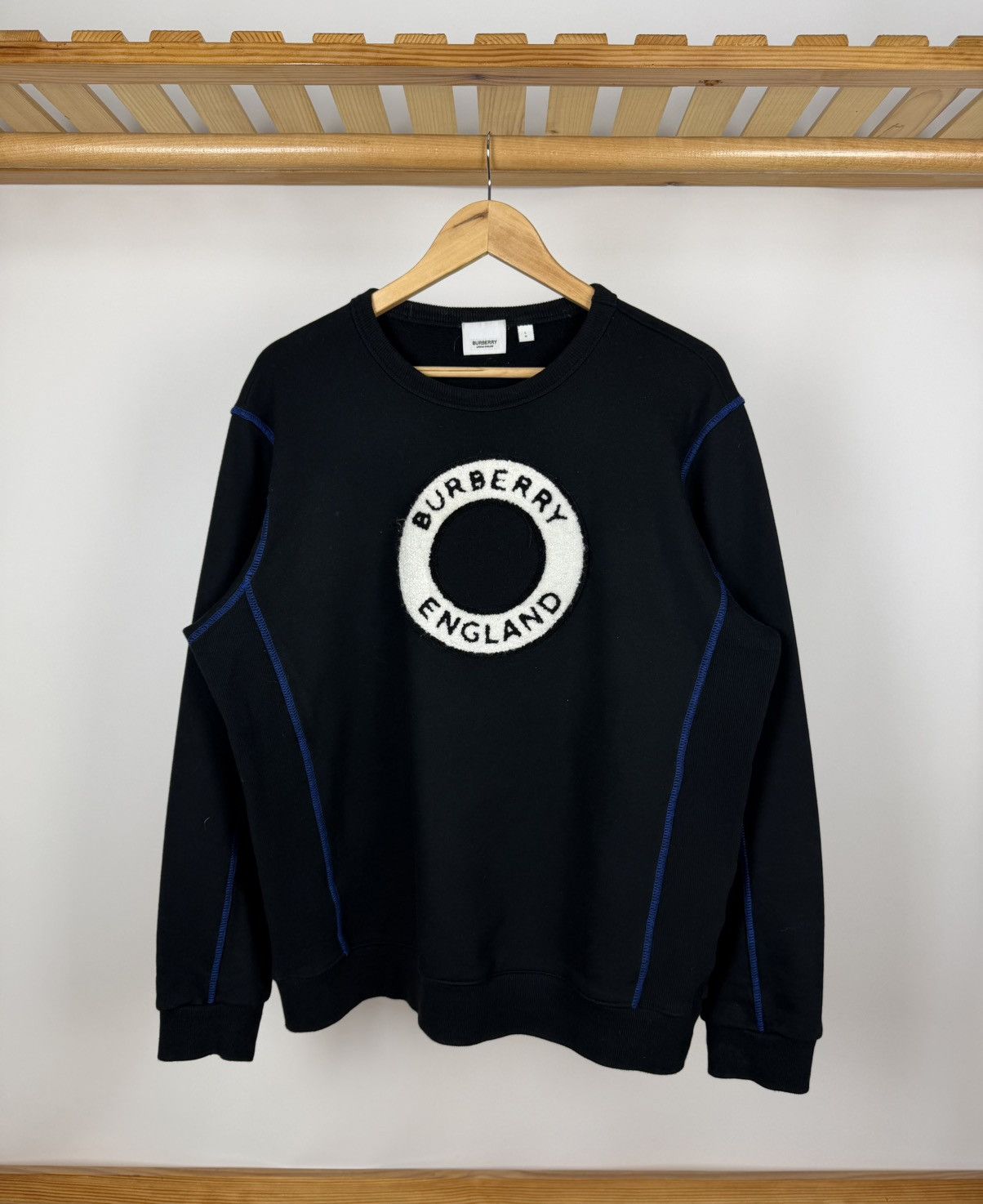 Burberry Burberry England Sweatshirt Big Logo Size L Size US L / EU 52-54 / 3 - 1 Thumbnail