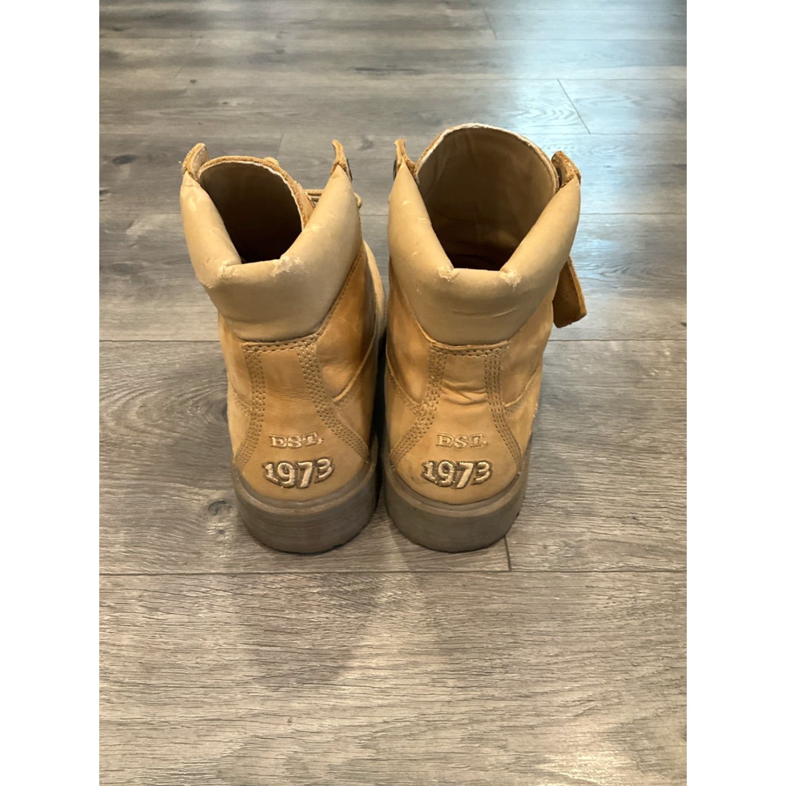 Timberland Timberland Boots Junior Premium 6-inch Wf Wheat Nubuck US Size 5 (Peeling Sole) Size US 5 / EU 37 - 3 Thumbnail