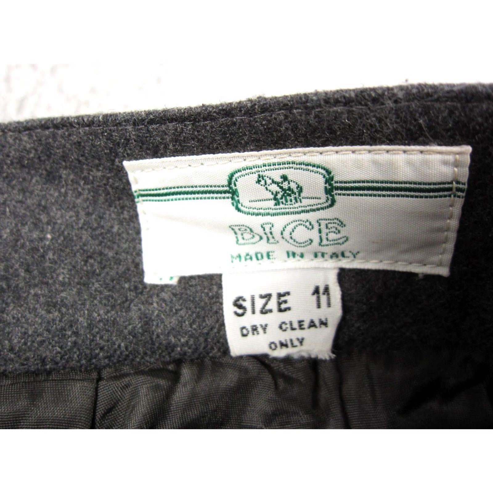 Vintage Vintage Bice Skirt 11 Gray A-Line Midi Pleated Career Classic Mod 60s 70s Size 32" / US 10 / IT 46 - 5 Thumbnail