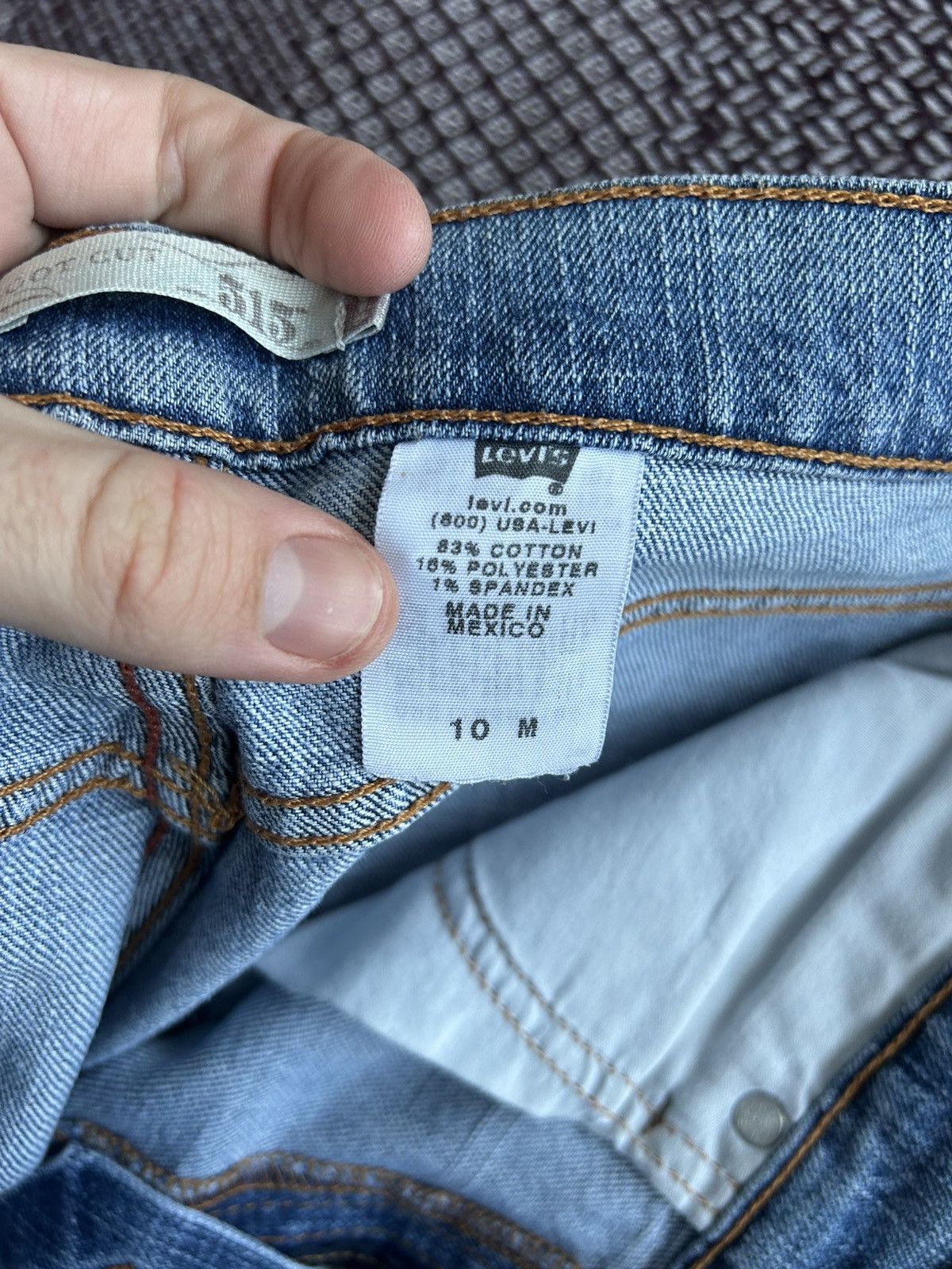 Levi's Vintage Flared Levis 515 Boot Cut Washed 00s Streetwear Y2K Size 32" / US 10 / IT 46 - 5 Thumbnail