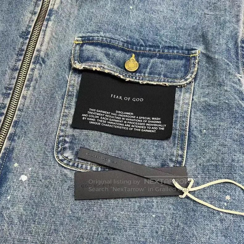 Fear of God Fear Of God 5th Denim Jacket XL. Size US XL / EU 56 / 4 - 4 Thumbnail