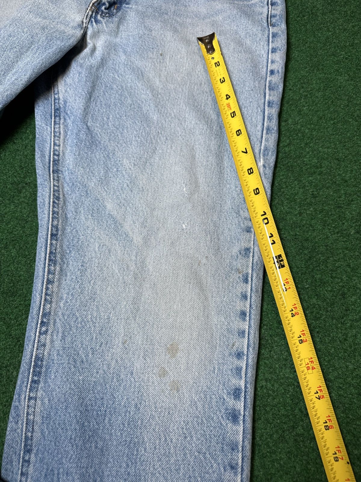 Carhartt Vintage 90s Y2K Carhartt Light Wash Regular Fit Denim Jeans Size US 34 / EU 50 - 10 Thumbnail