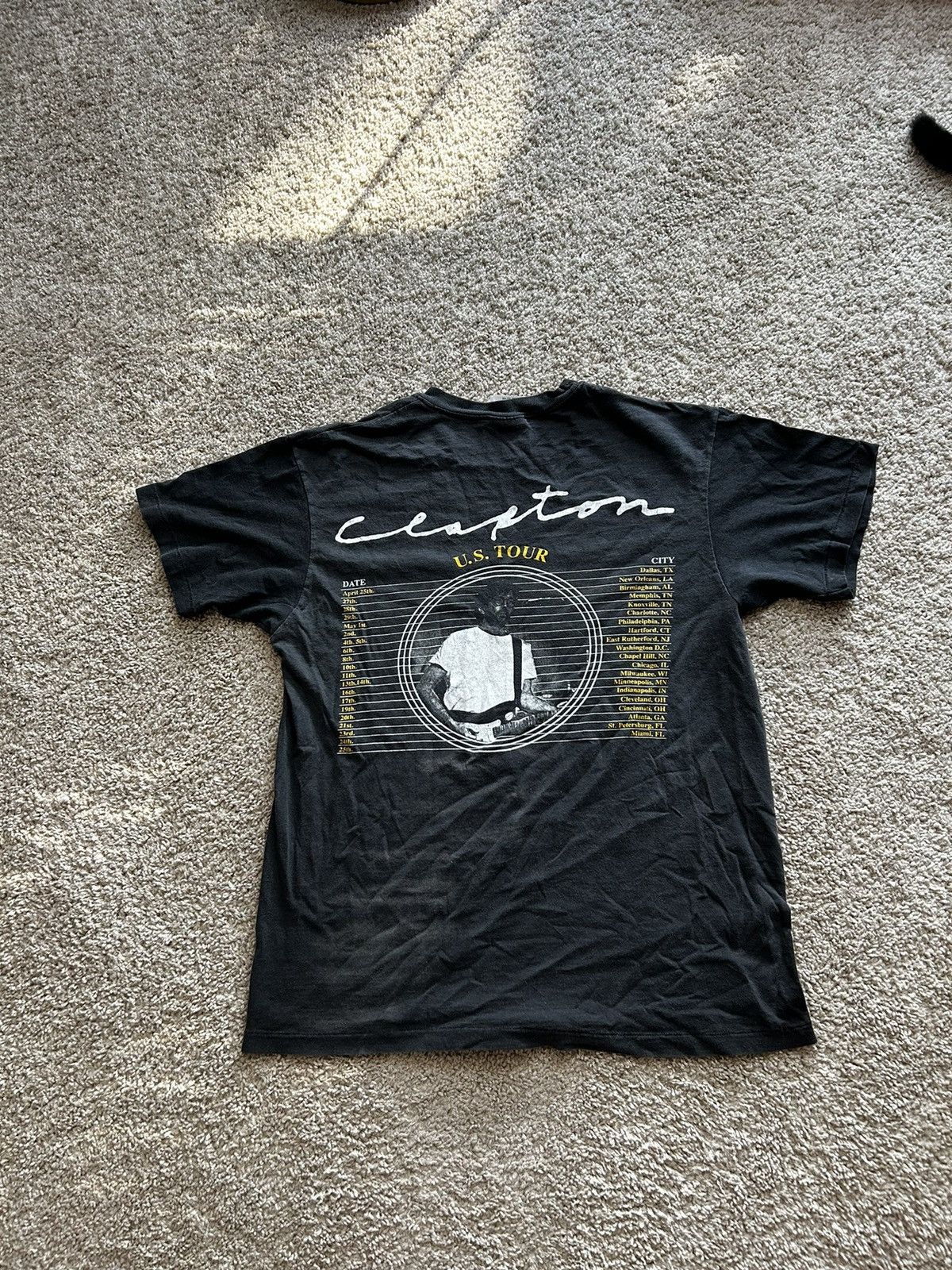 Hanes Vintage 1992 Eric Clapton U.S. Tour tee Size US L / EU 52-54 / 3 - 3 Thumbnail