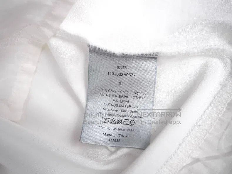 Dior Dior White monogram silk hem short sleeve Size US XL / EU 56 / 4 - 6 Thumbnail