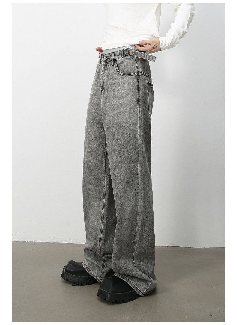 Japanese Brand × Jean Men's American retro straight wide-leg loose jeans Size US 32 / EU 48 - 5 Thumbnail