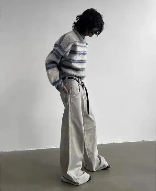 Japanese Brand × Vintage Casual Vintage Washed Wide Leg Jeans Pants Size US 32 / EU 48 - 3 Thumbnail
