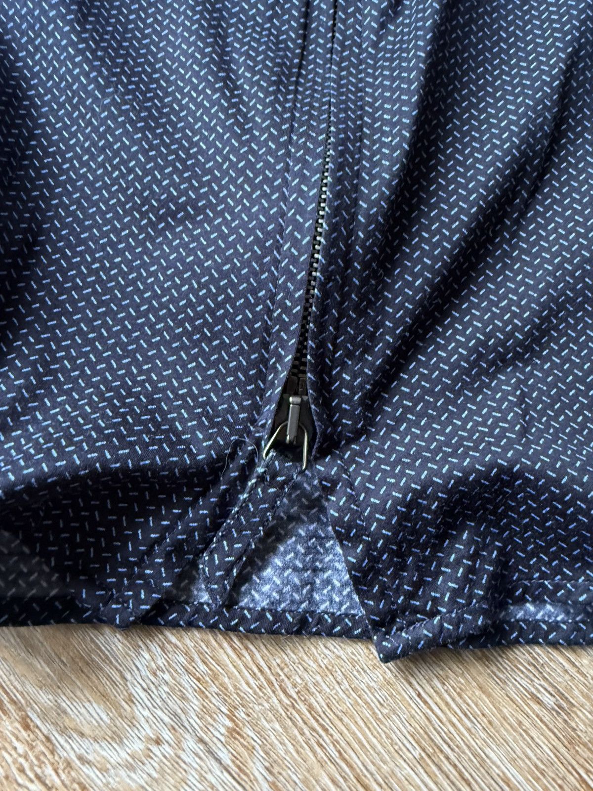 Giorgio Armani × Vintage Vintage Giorgio Armani Zip-Up Shirt Size US S / EU 44-46 / 1 - 3 Thumbnail