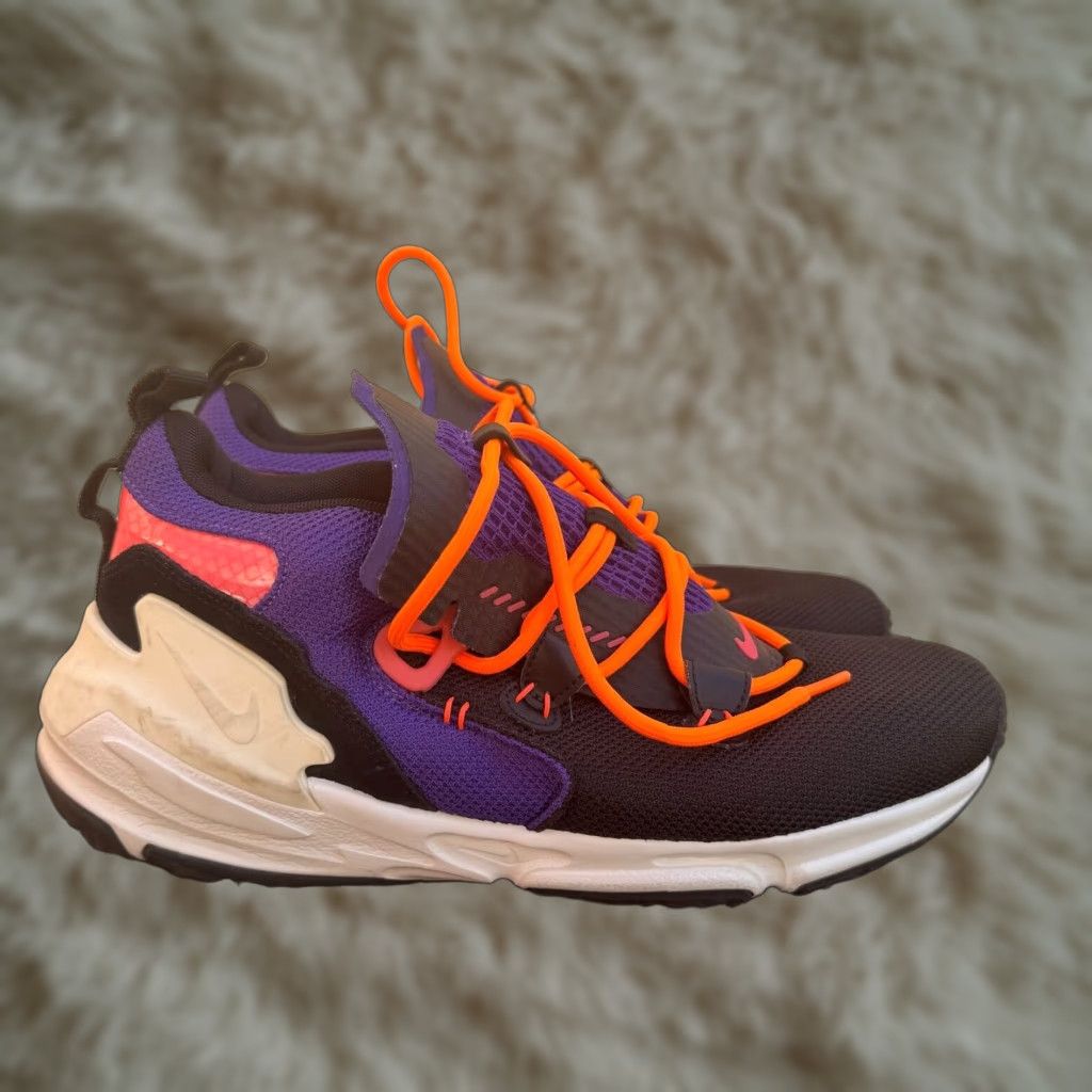 Nike Zoom MOC Athletic Sneakers Men Size 11 Black Purple Orange