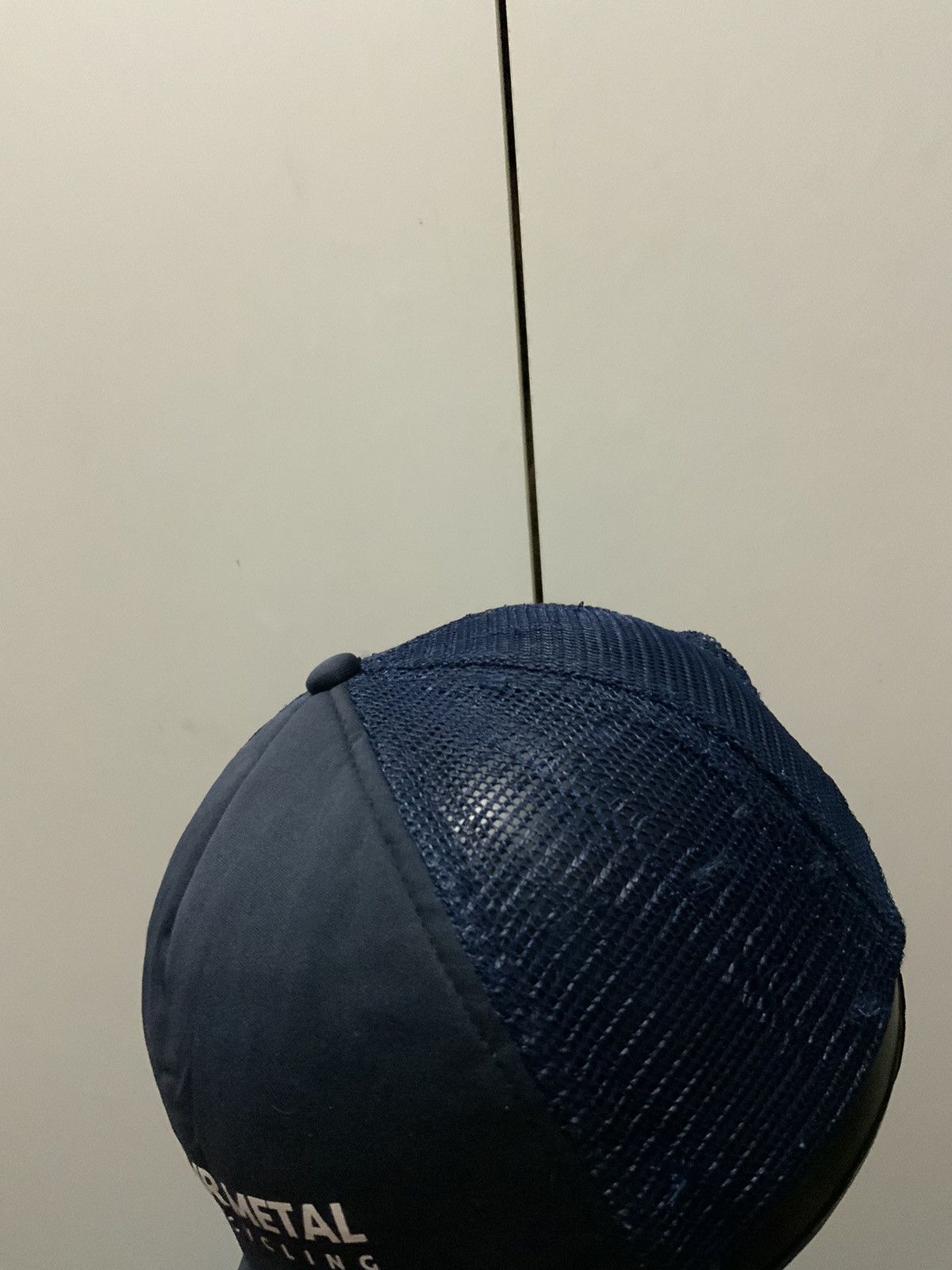 Japanese Brand Mr Metal Recycling Indigo Trucker Hat Size ONE SIZE - 9 Thumbnail