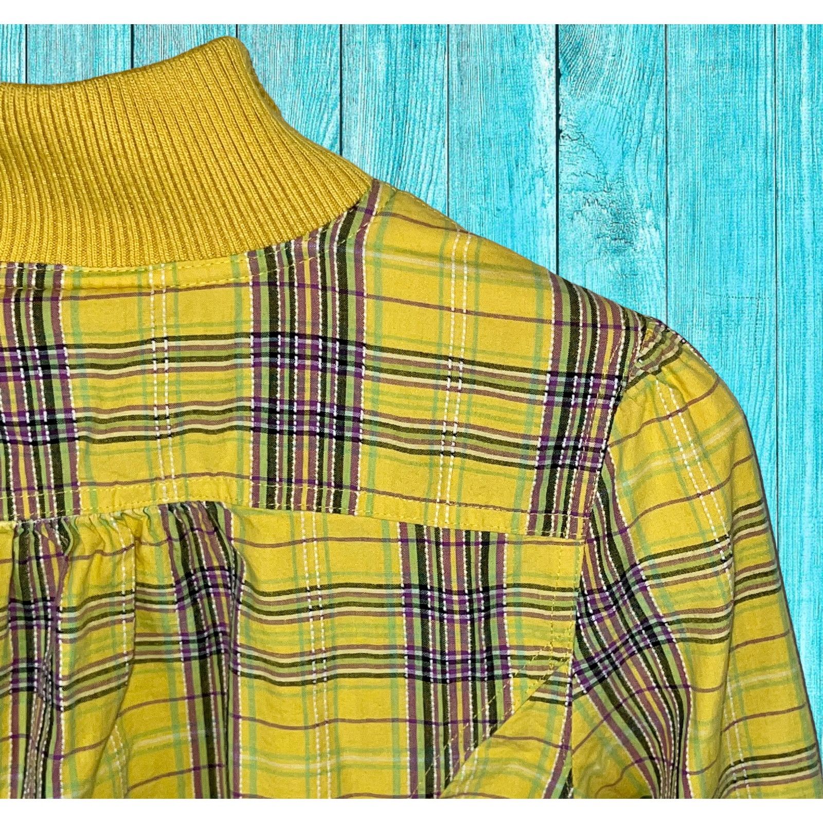 Forever 21 Forever 21 Yellow Button Jacket Blazer Size L / US 10 / IT 46 - 12 Thumbnail