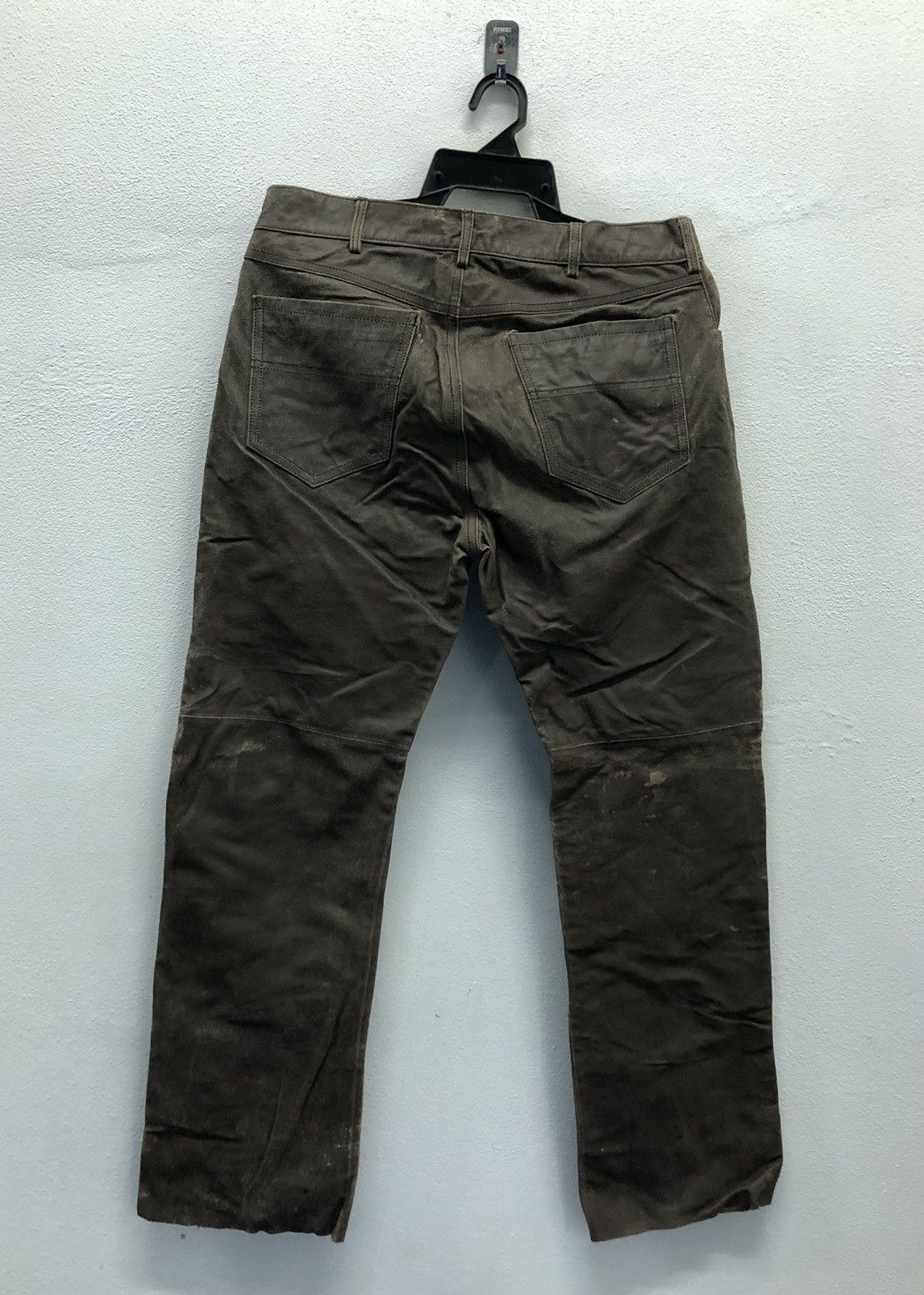 Katharine Hamnett London Vintage Katharine Hamnett London Composition Cow Skin Pants Size US 32 / EU 48 - 2 Thumbnail