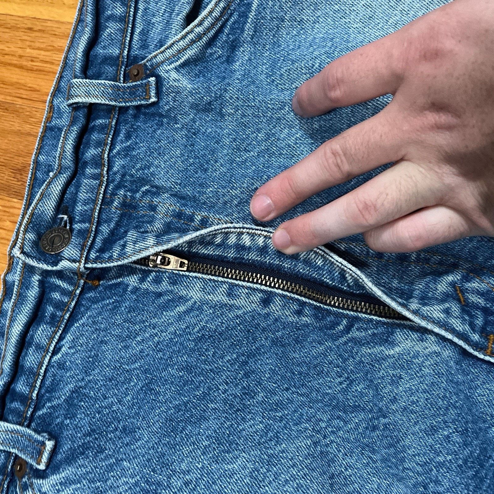 Levi's VTG Levis 20505-0217 Denim Jeans Orange Tab 38x31 USA Fade Size US 38 / EU 54 - 7 Thumbnail