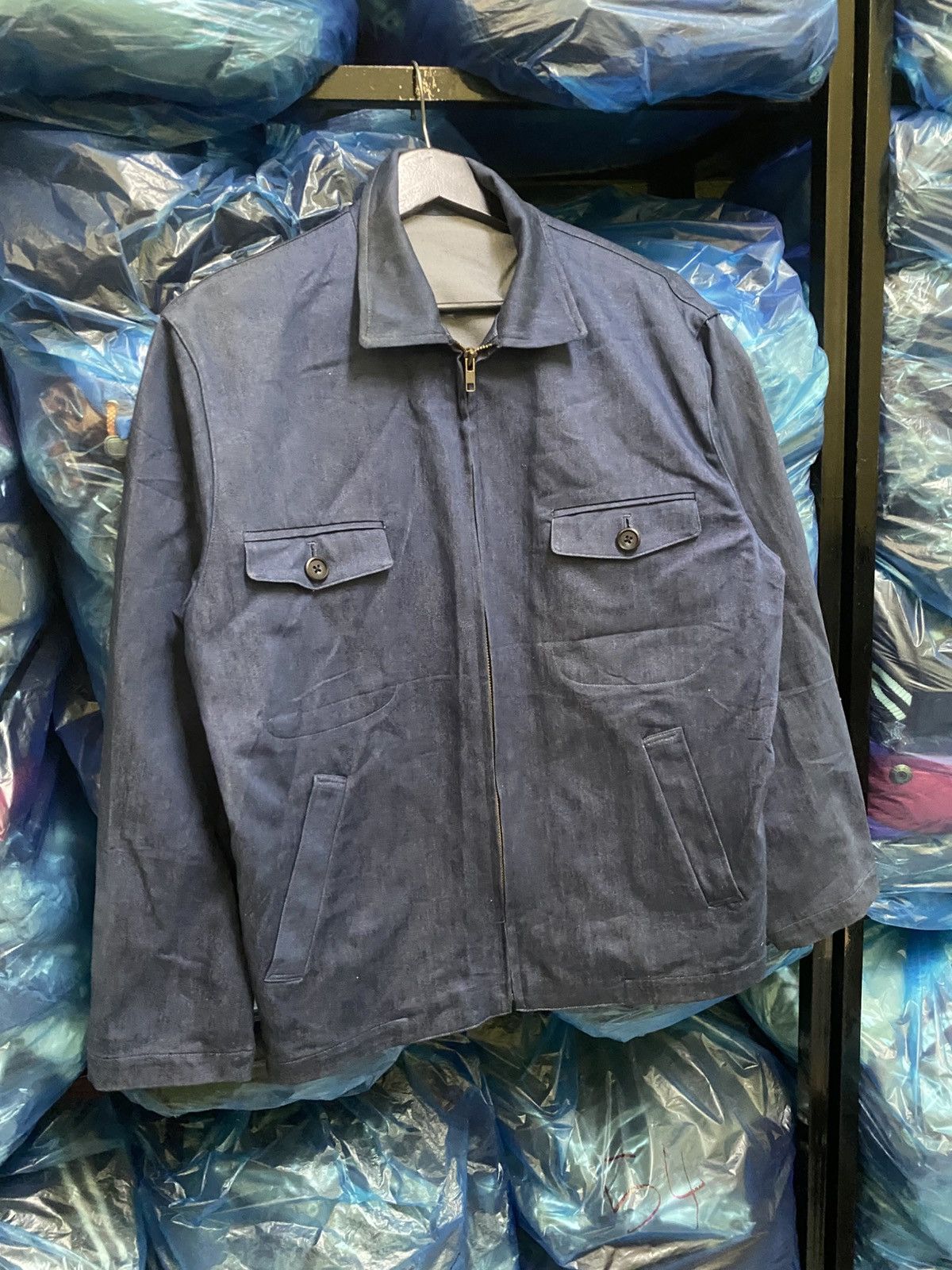 Other McHENRY Japanese Workwear-Inspired Denim Zip Jacket Size US S / EU 44-46 / 1 - 3 Thumbnail