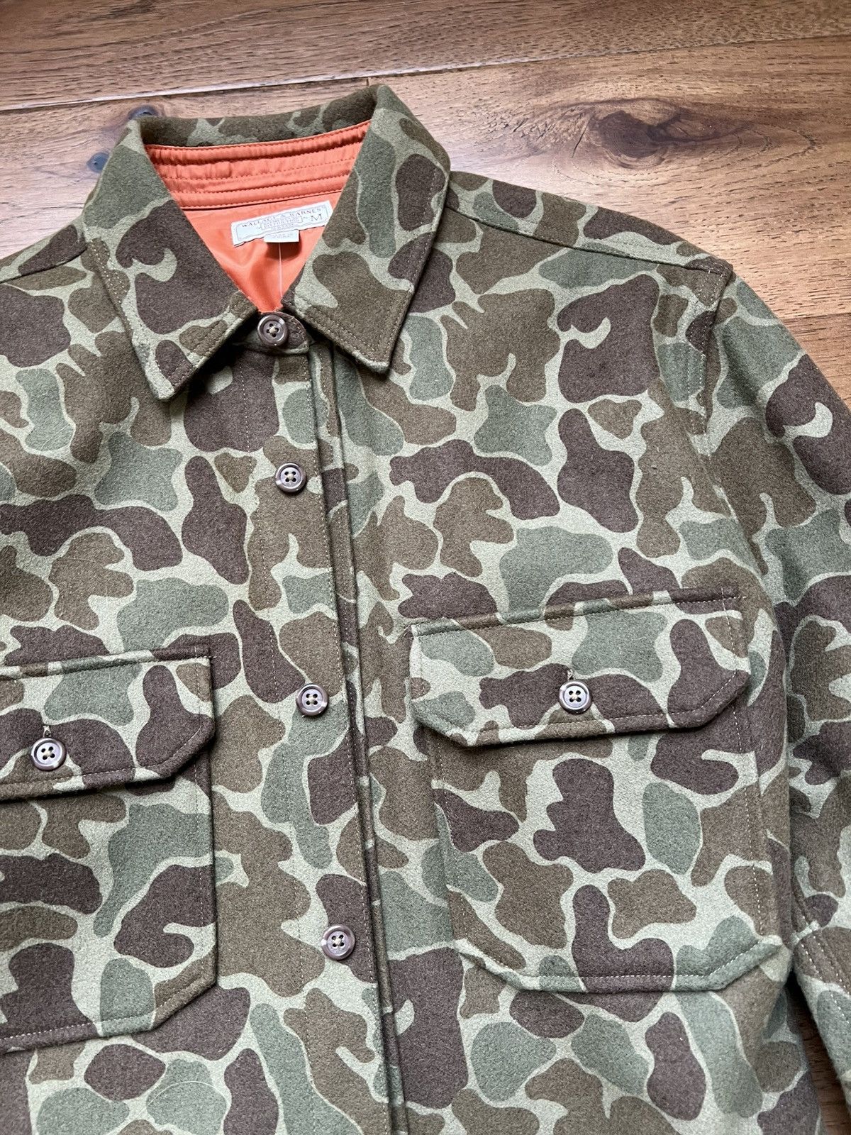 Wallace & Barnes Wallace and Barnes J. Crew Camo Shirt Jacket Medium Shacket Size US M / EU 48-50 / 2 - 5 Thumbnail