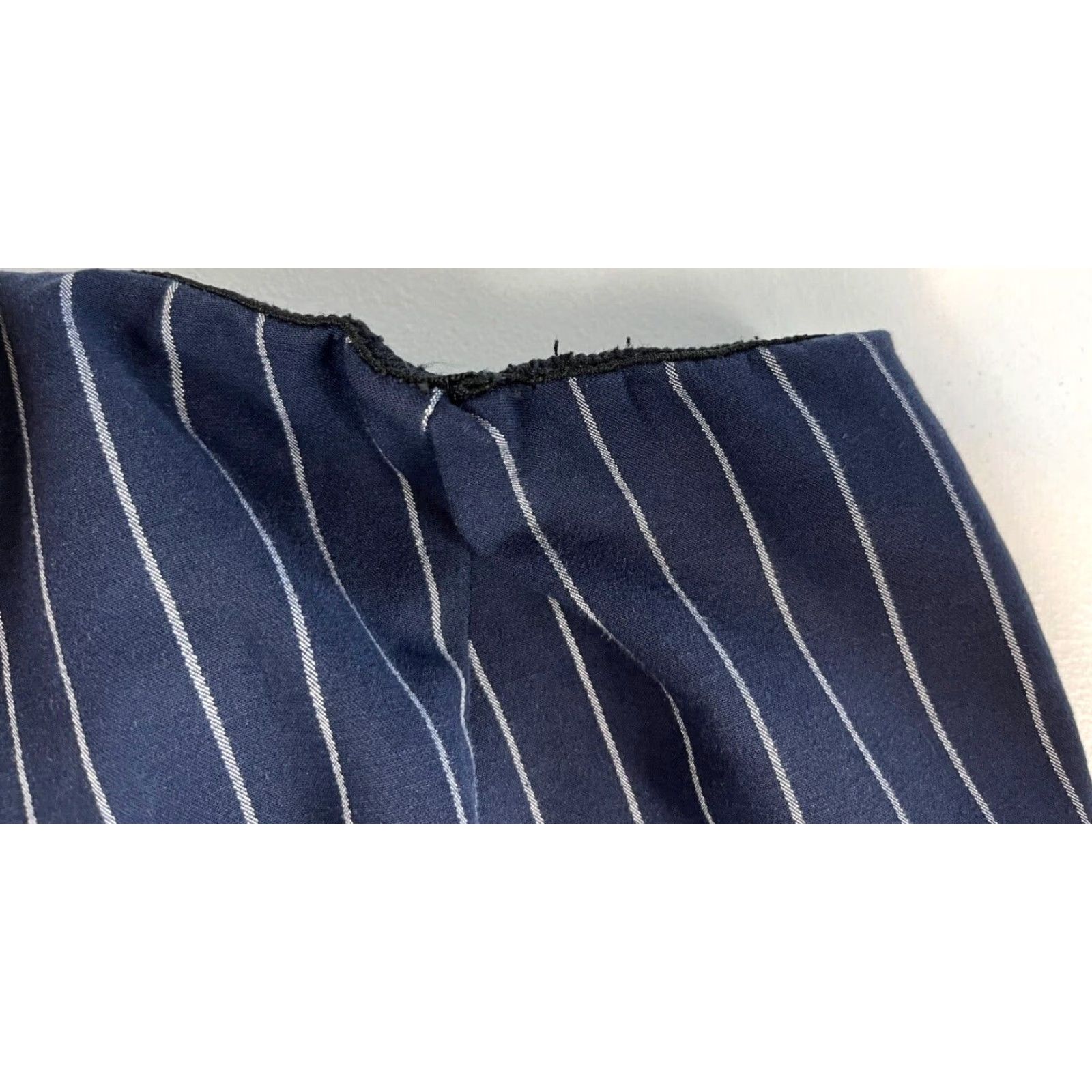 Rag & Bone rag & bone Women's Navy Pin Stripe Pants Size 6 City Business Casual Inseam 27 in Cotton Blend Size 27" / US 4 / IT 40 - 5 Thumbnail