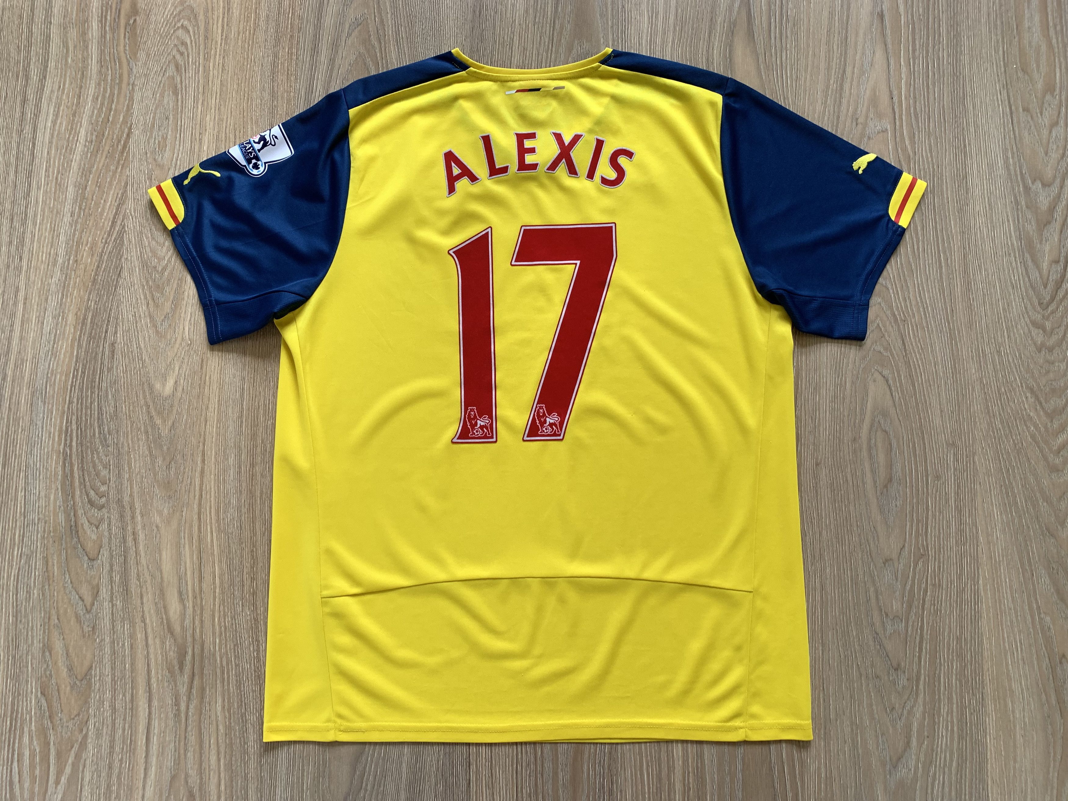 Puma × Vintage Vintage Puma Arsenal Away Shirt #17 Alexis Sánchez Size US XL / EU 56 / 4 - 4 Thumbnail