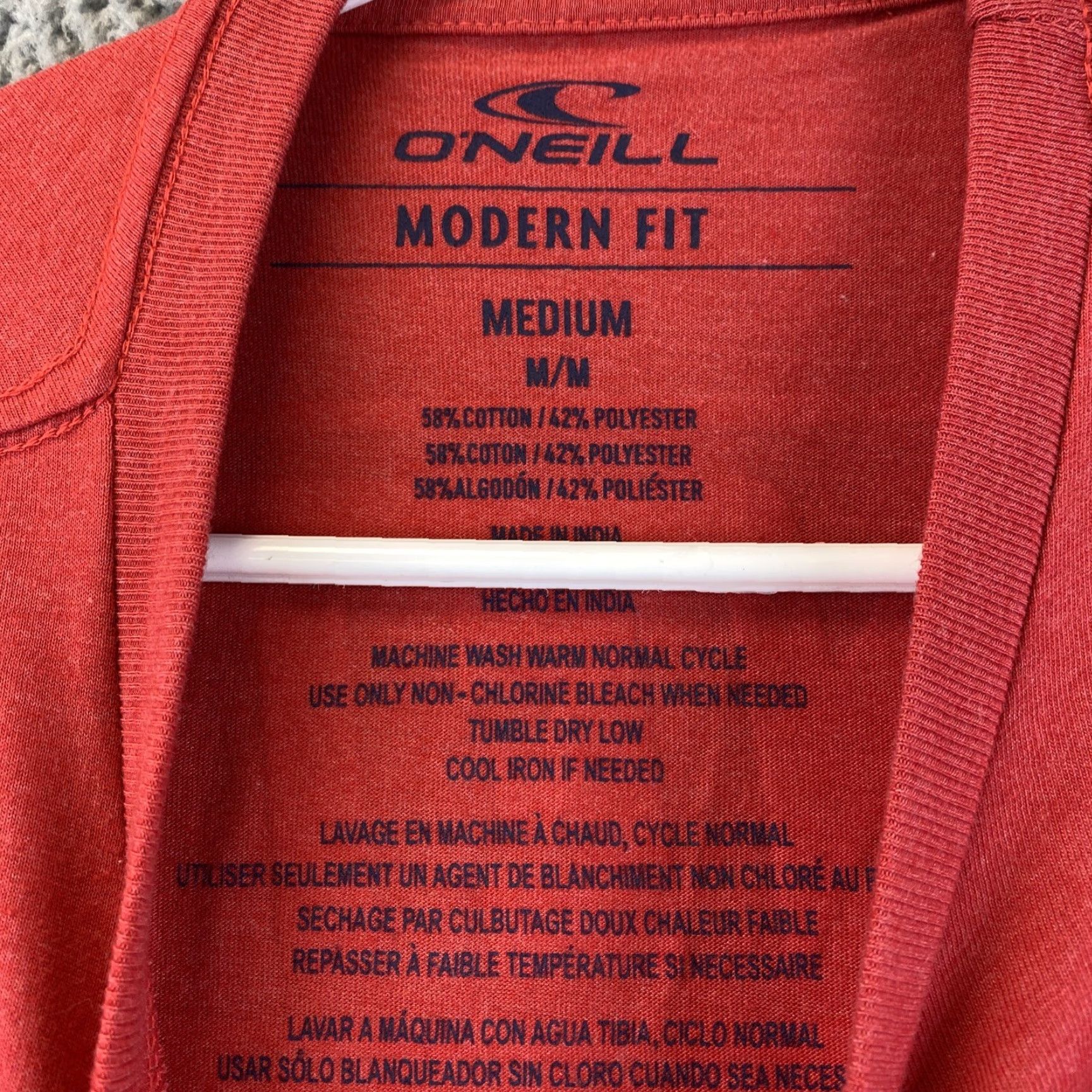 O'Neill O'Neill Shirt Mens M Red Short Sleeve Crew Neck Modern Fit Surf Surfer 75-60 T-Shirt Size US M / EU 48-50 / 2 - 4 Thumbnail