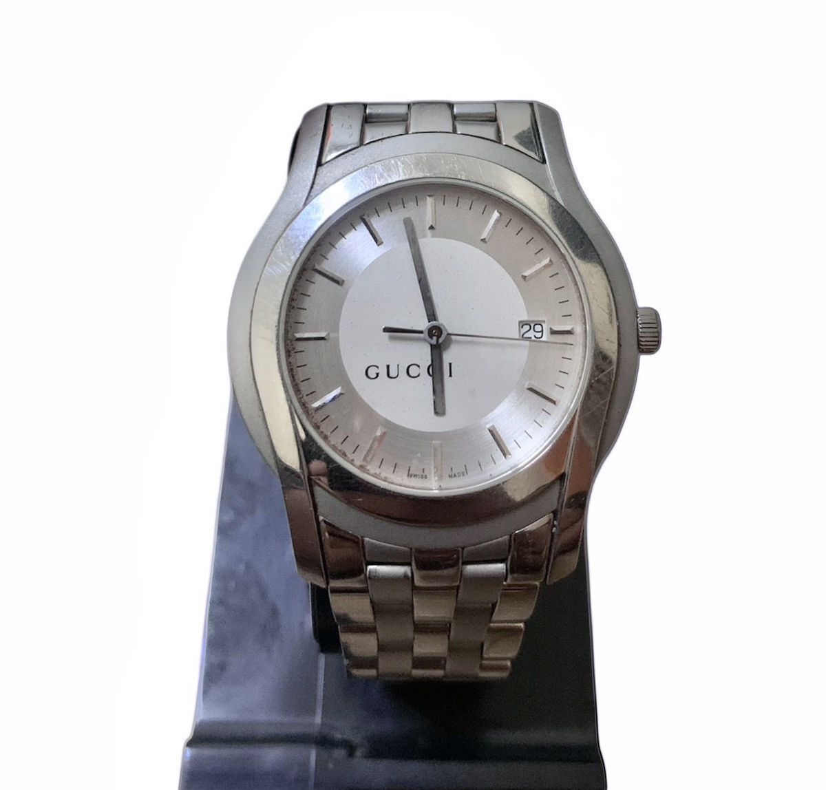 Gucci Vintage Gucci G-Class 5500XL Stainless Steel Watch 1990s Size ONE SIZE - 2 Thumbnail