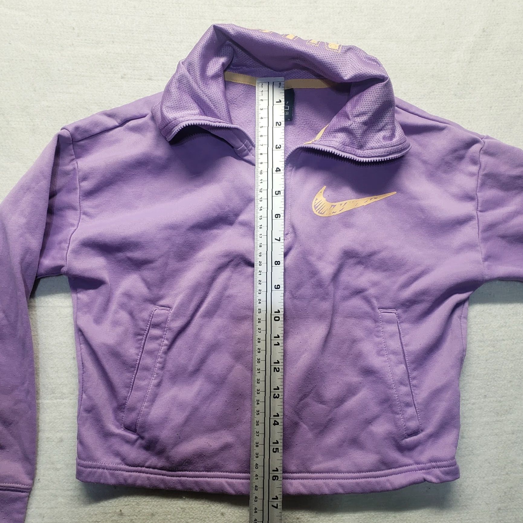 Nike Nike Sweatshirt Women's Shirt Adult M Purple Dri-FIT Logo Cropped Oversized Colorful 2017 Nike Dri-FIT Casual Fall Spring Crew Knit Size M / US 6-8 / IT 42-44 - 6 Thumbnail