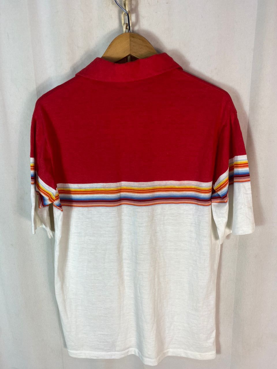 Vintage Vintage pipeline rainbow stripe polo shirt Size US M / EU 48-50 / 2 - 13 Thumbnail
