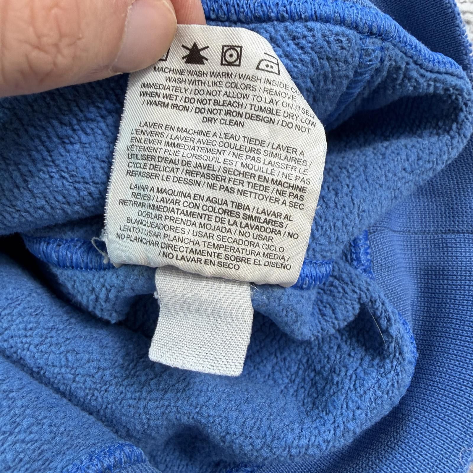 Nike Nike Swoosh Hoodie Blue Distressed Faded Pullover Thrashed S Size US S / EU 44-46 / 1 - 6 Thumbnail