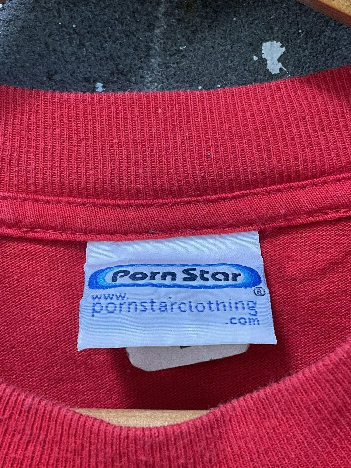 Vintage Vintage 90’s PornStar T-Shirt Red Skateboarding RARE Size US L / EU 52-54 / 3 - 7 Thumbnail