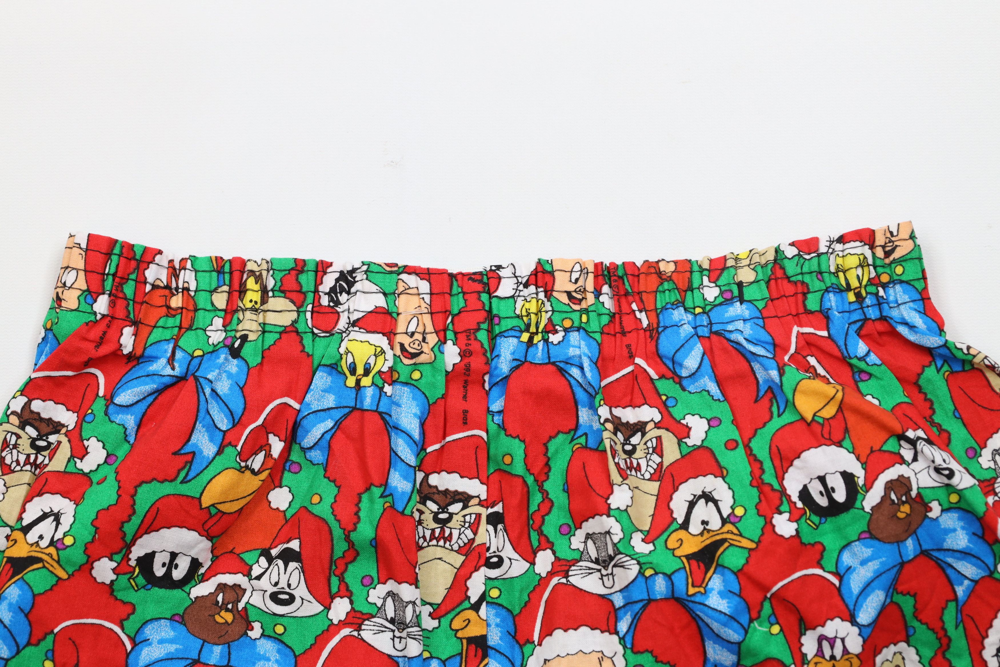 Vintage NOS Vintage 90s Looney Tunes Over Print Boxers Shorts USA Size US 36 / EU 52 - 10 Thumbnail