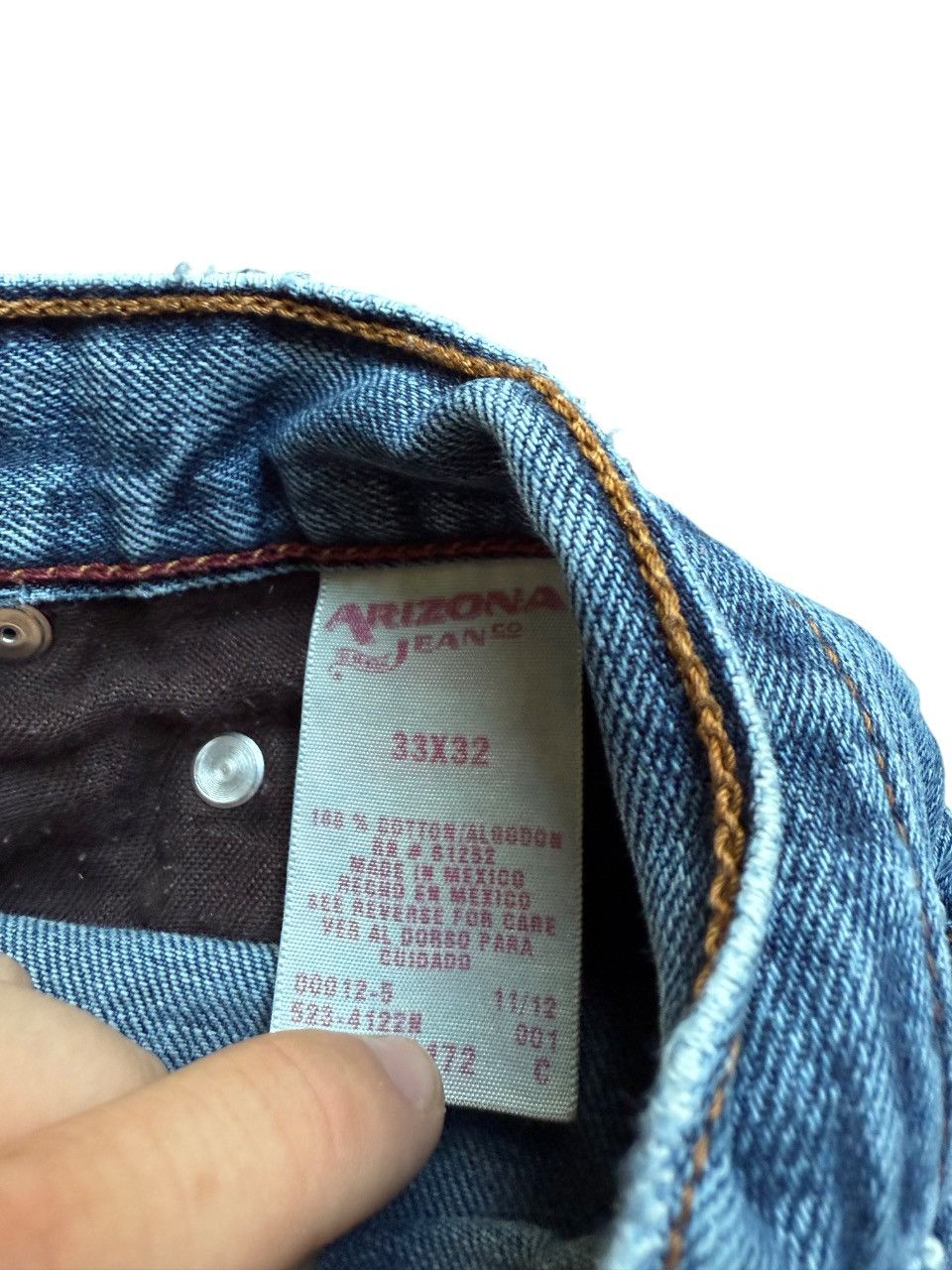 Arizona Jean Co. Vintage Arizona Jeans Co. Straight Legged Baggy Blue Denim Size US 33 - 4 Thumbnail