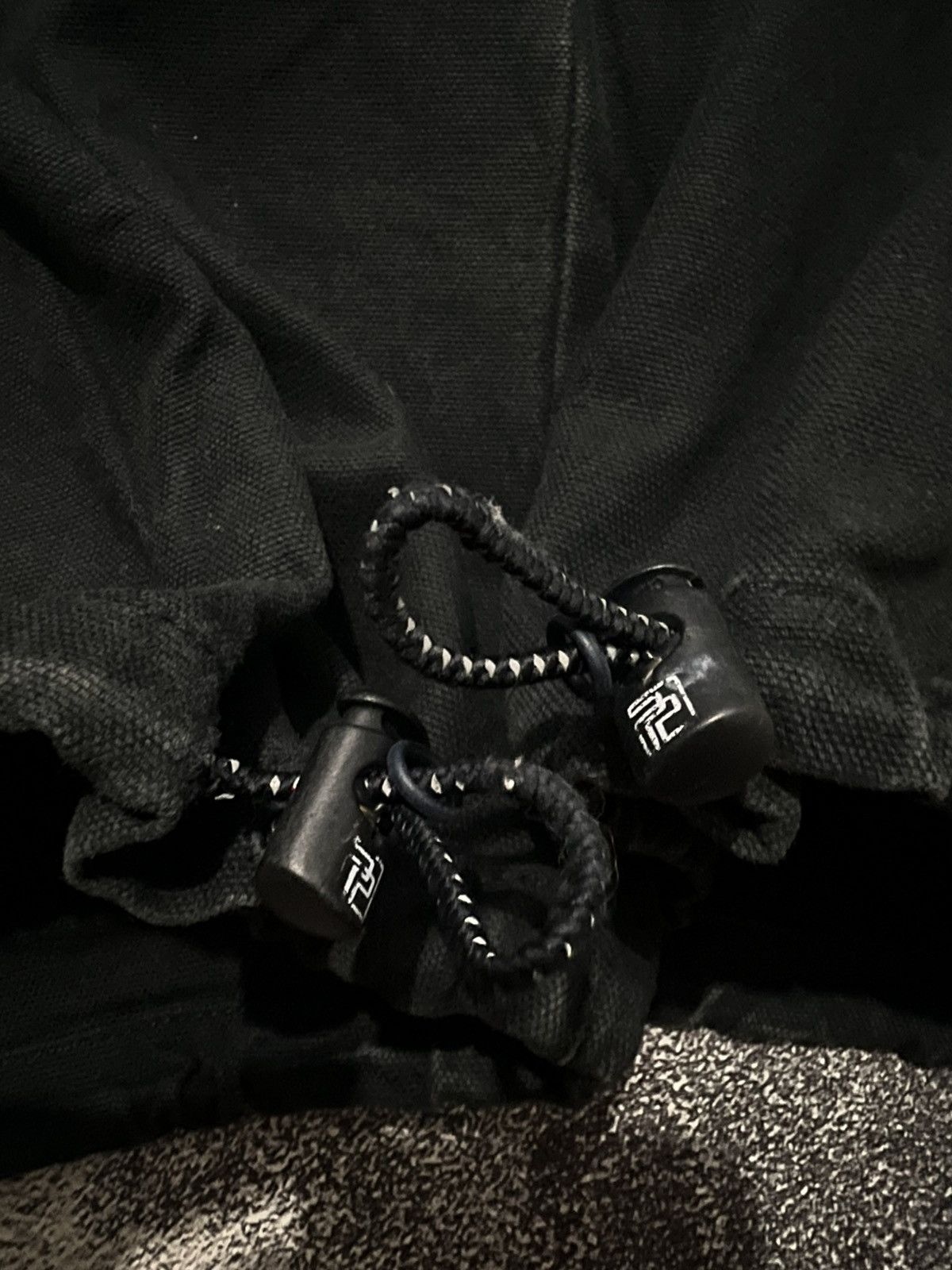 PPFM PPFM Duck Canvas Wide Black Pants Size US 30 / EU 46 - 12 Thumbnail