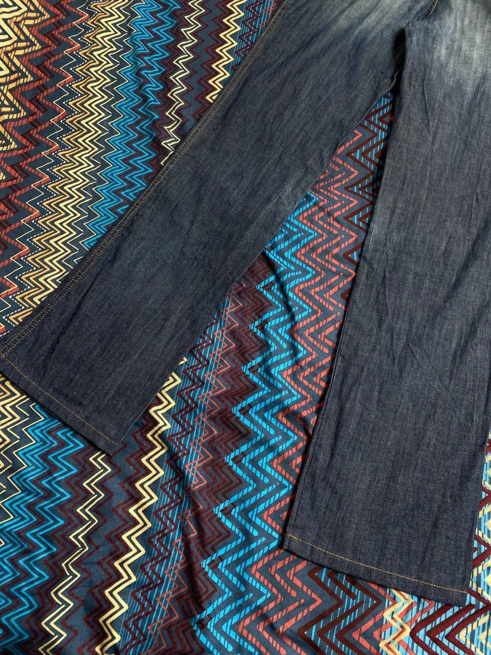 Moschino Moschino blue Distressed Wash Denim Jeans Y2K Vintage Size US 27 - 20 Thumbnail