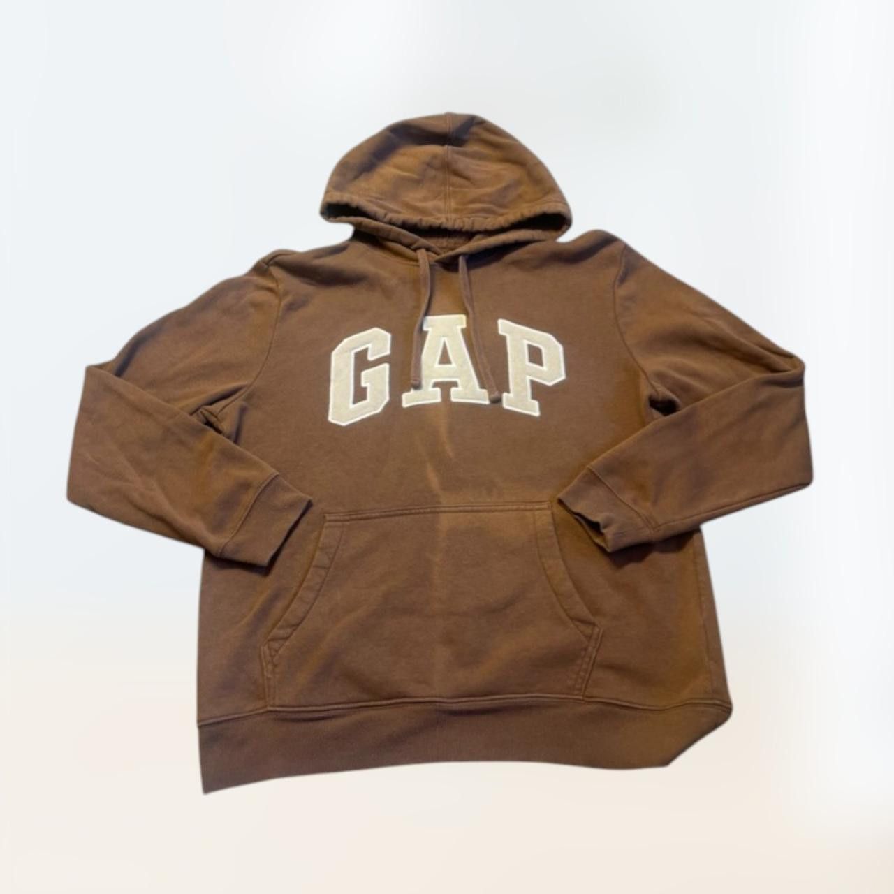 Gap 2000s Brown Vintage Distressed GAP Hoodie Men's M Size US M / EU 48-50 / 2 - 6 Thumbnail
