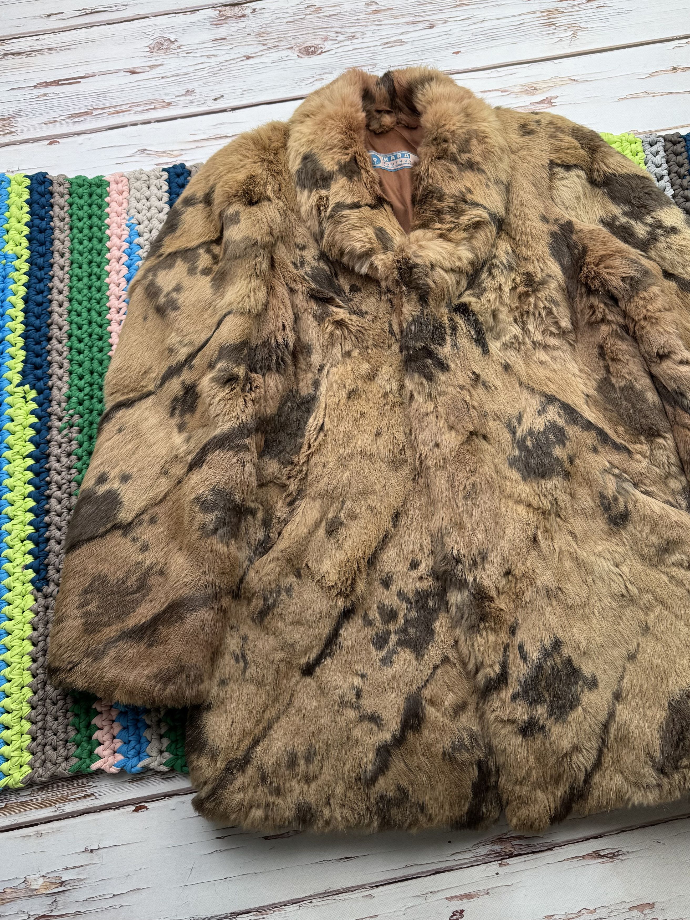 Japanese Brand Vintage Real Fur Coat (V98)D15 Size L / US 10 / IT 46 - 2 Thumbnail