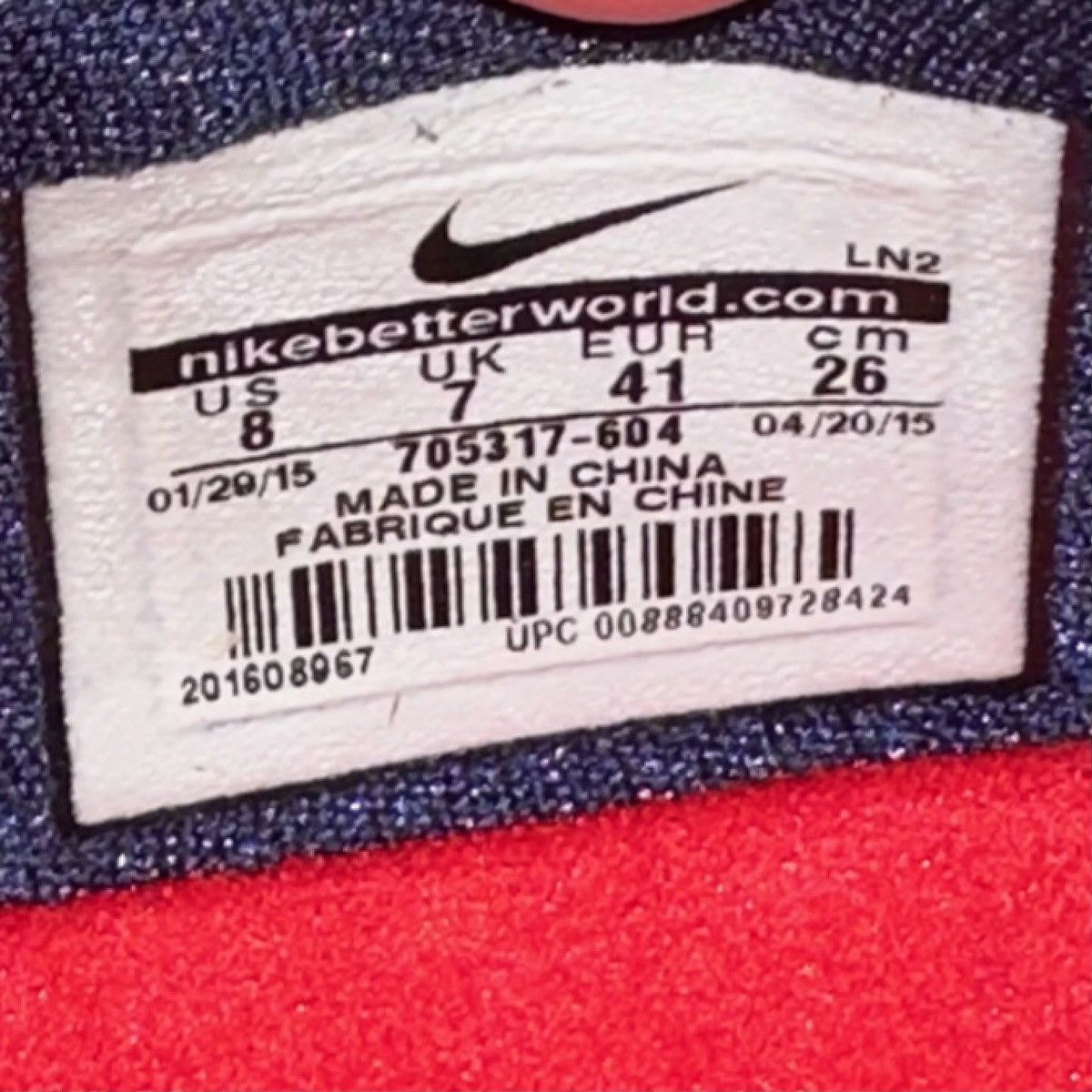 Nike Size 8 - Nike Kobe 10 USA Red Blue WhiteLeather (705317-604) Size US 8 / EU 41 - 6 Thumbnail