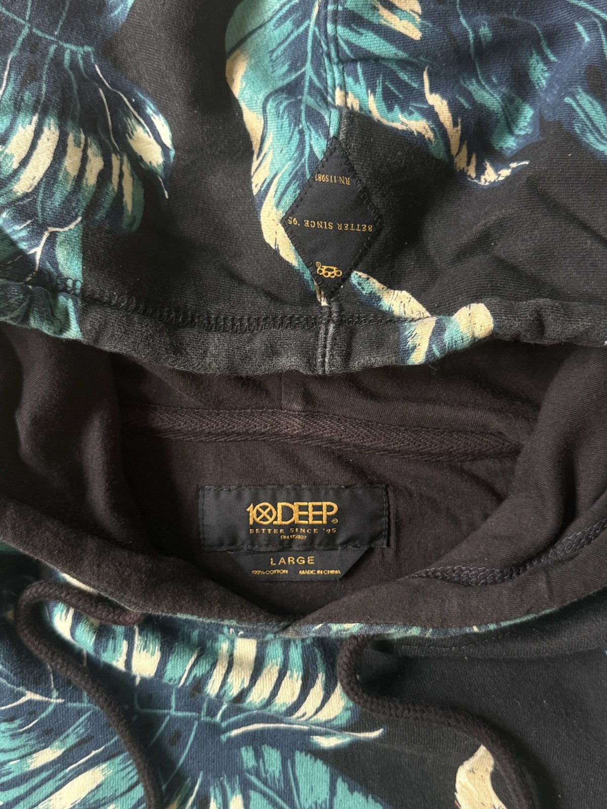 10 Deep 10.Deep Vintage Floral Hoodie Size US L / EU 52-54 / 3 - 3 Thumbnail