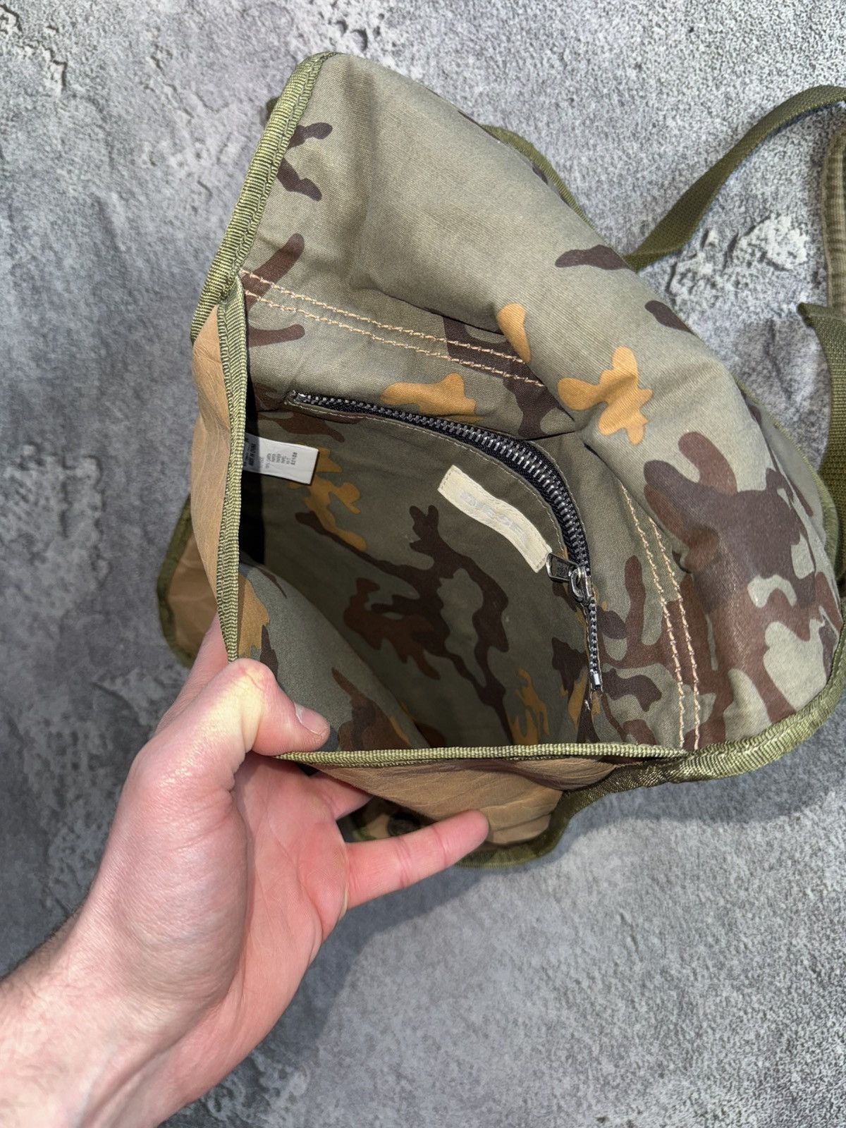 Diesel Y2K cargo military crossbody shoulder bag tactical