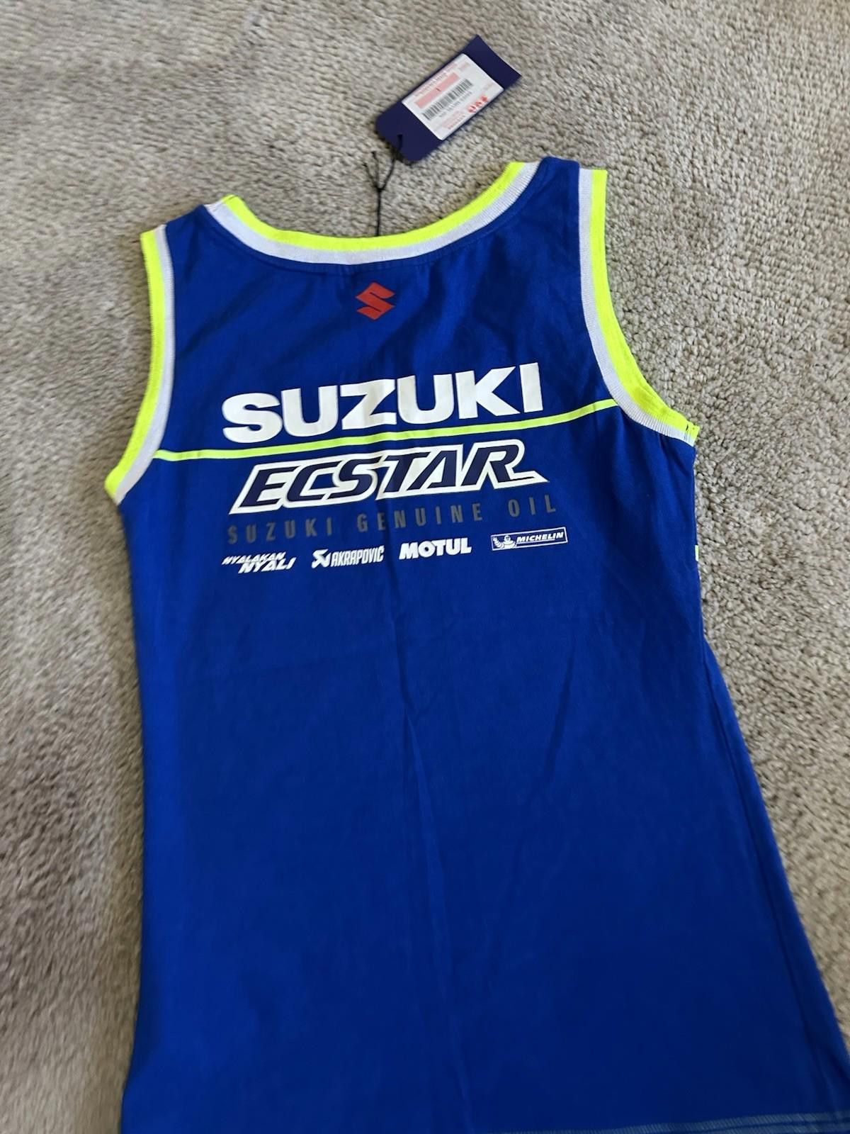 Fox Racing Suzuki Ecstar MotoGP GSX-RR Official Team Ladies Vest Top Size L / US 10 / IT 46 - 9 Thumbnail