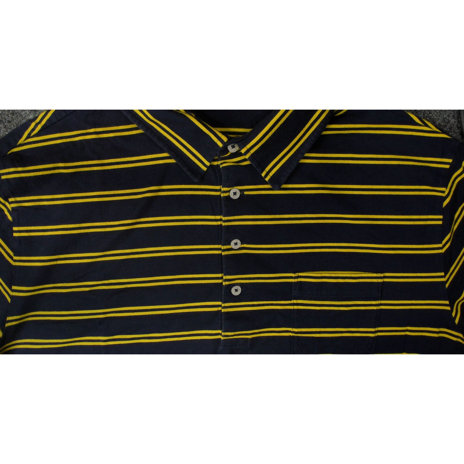 Polo Ralph Lauren Polo Ralph Lauren Y2K Polo Golf Striped Boxy Polo Shirt XL Size US XL / EU 56 / 4 - 6 Thumbnail