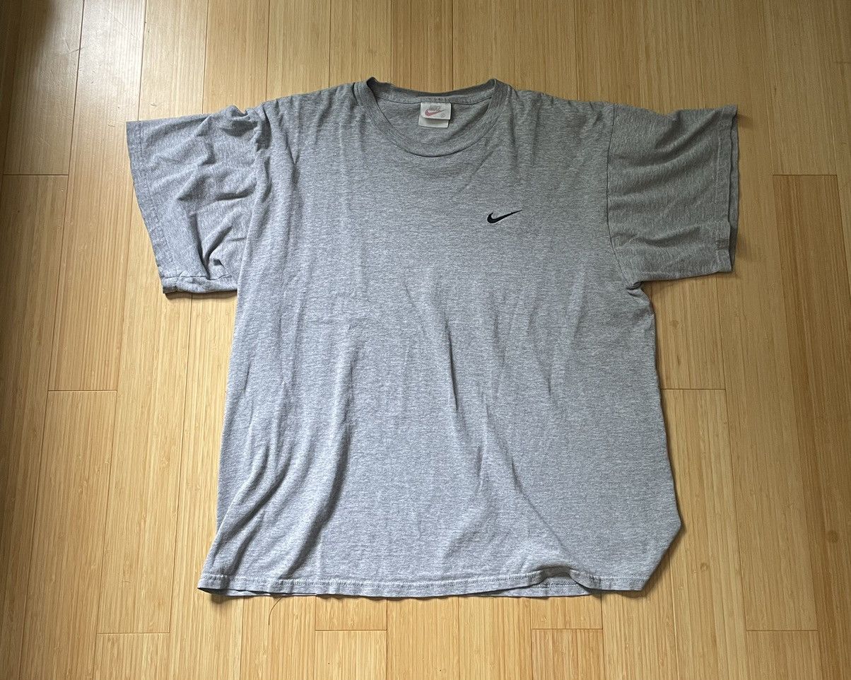 Nike × Vintage Heather Grey 1990’s Nike Essentials tee Size US XL / EU 56 / 4 - 1 Thumbnail