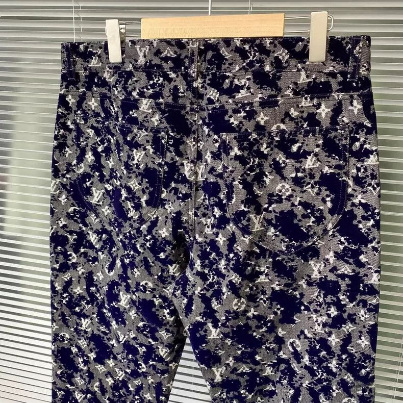 Louis Vuitton LOUIS VUITTON Flocking presbyopia full print jeans 2504-Nex Size US 34 / EU 50 - 6 Thumbnail