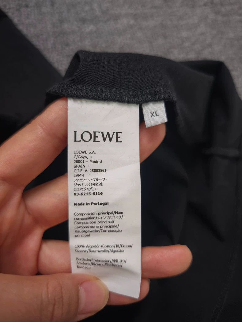 Loewe LOEWE Pure color Logo embroidered round neck short sleeve Size US XS / EU 42 / 0 - 3 Thumbnail