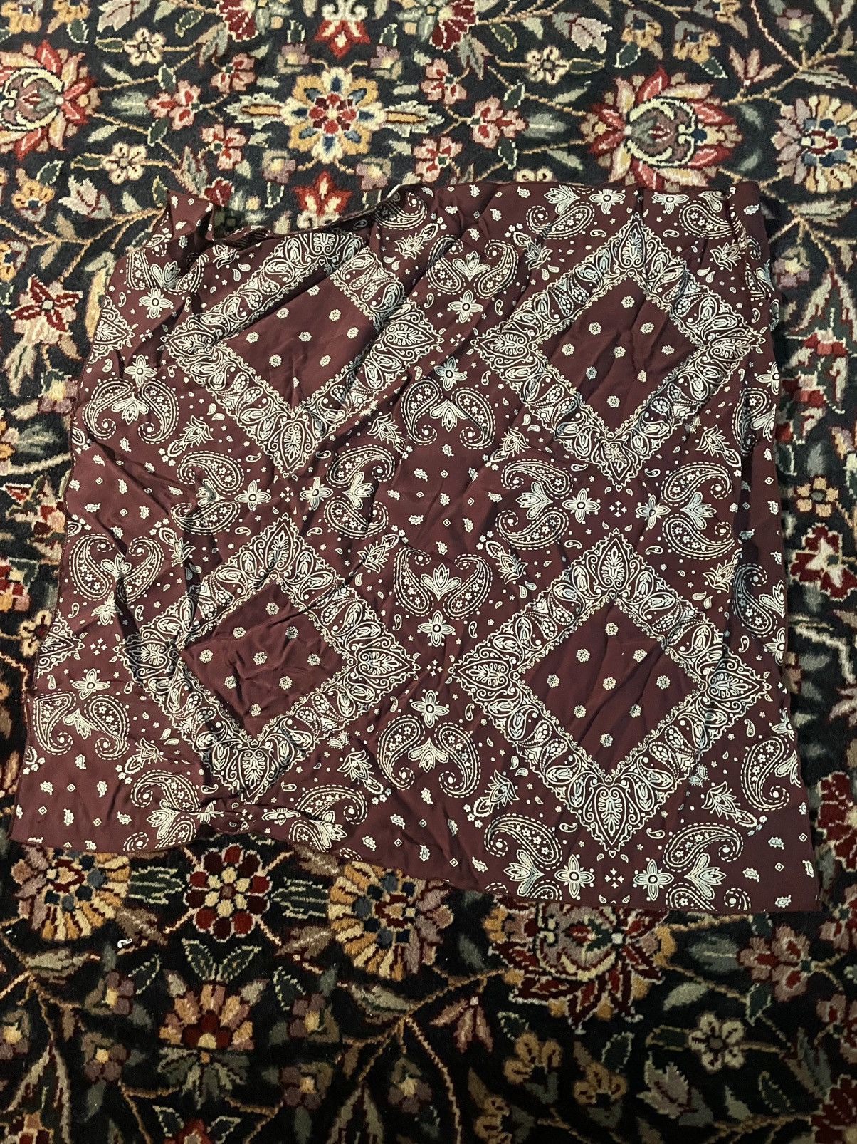 Satisfy Satisfy Running - Red Paisley Softcell Bandana Size ONE SIZE - 3 Thumbnail