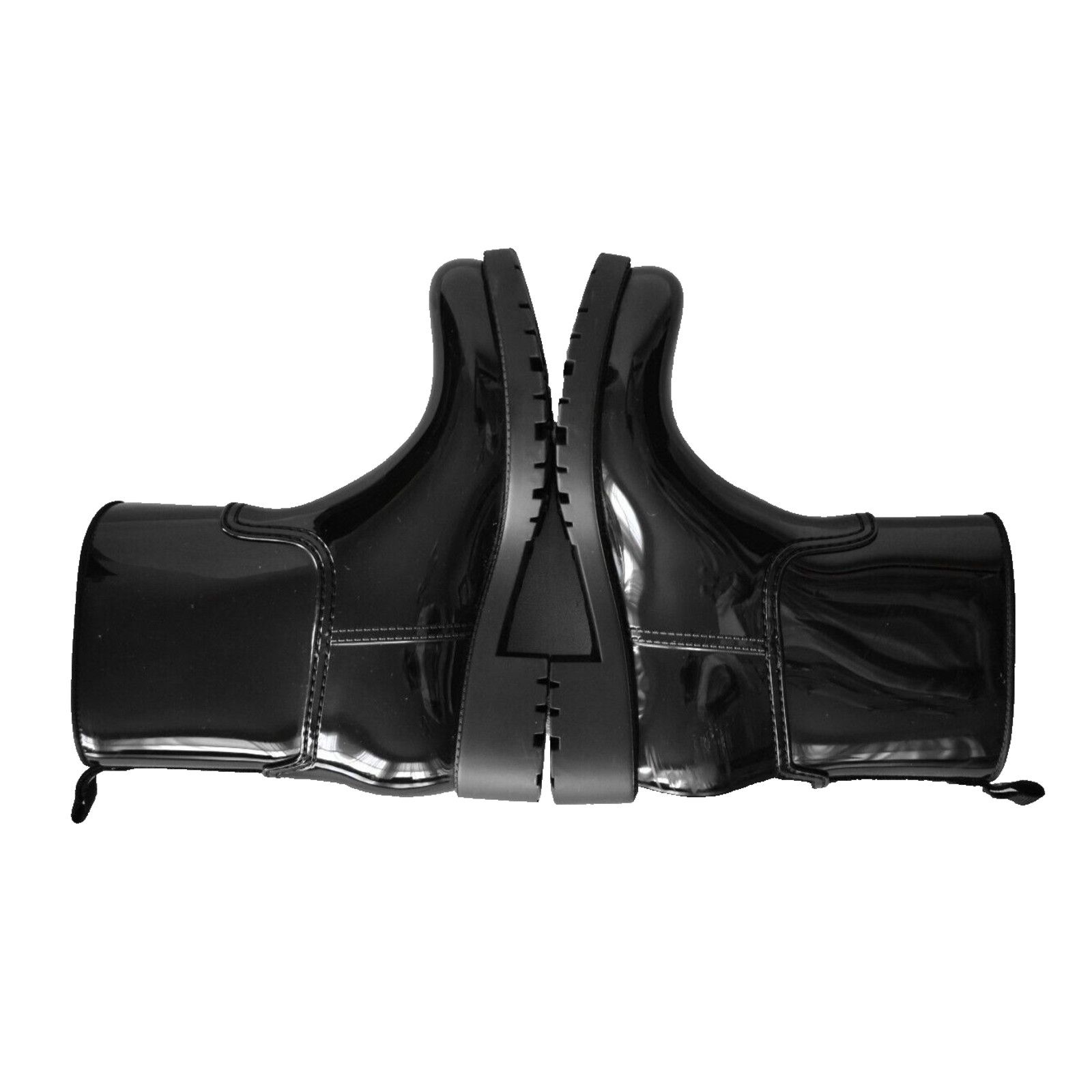 Moncler MONCLER Black PVC-Rubber Logo Waterproof Rain Boots Shoes 35 Size US 5 / IT 35 - 10 Thumbnail