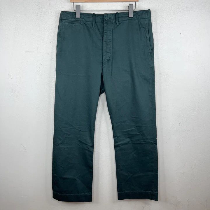 NWT RRL Ralph Lauren Green Field Chino Trousers