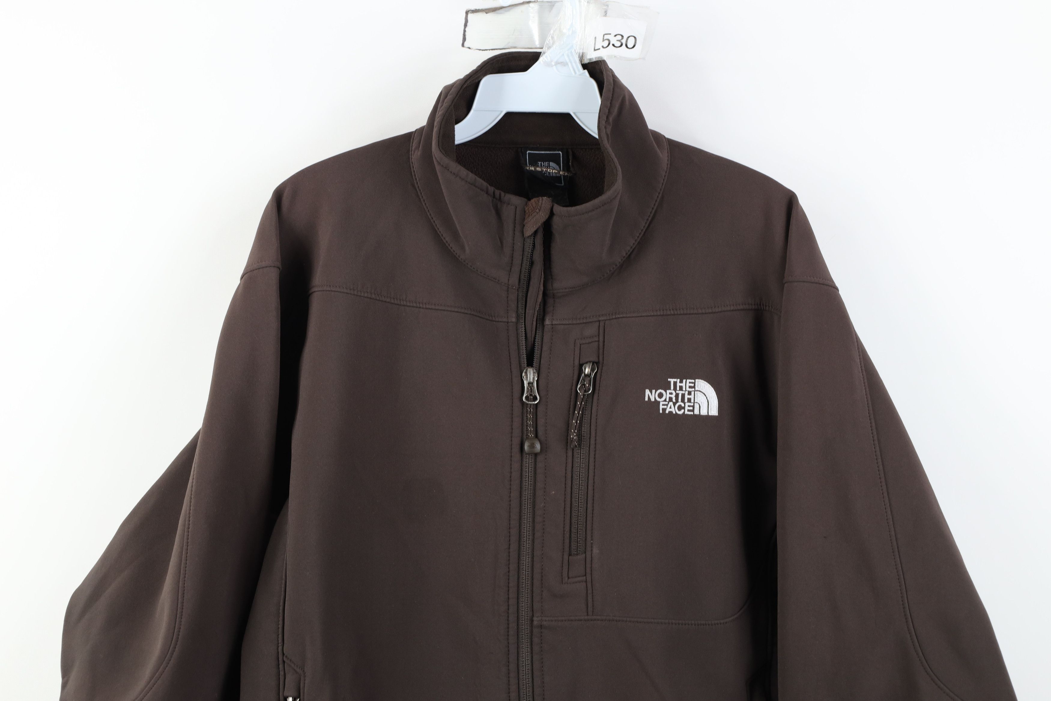 The North Face Vintage The North Face Apex Soft Shell Jacket Brown Size US L / EU 52-54 / 3 - 2 Thumbnail
