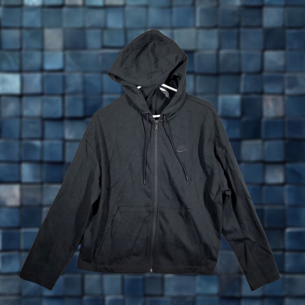 Nike Nike Sportswear Hoodie Women Large Black Full Zip DN4943-010 Size L / US 10 / IT 46 - 1 Thumbnail