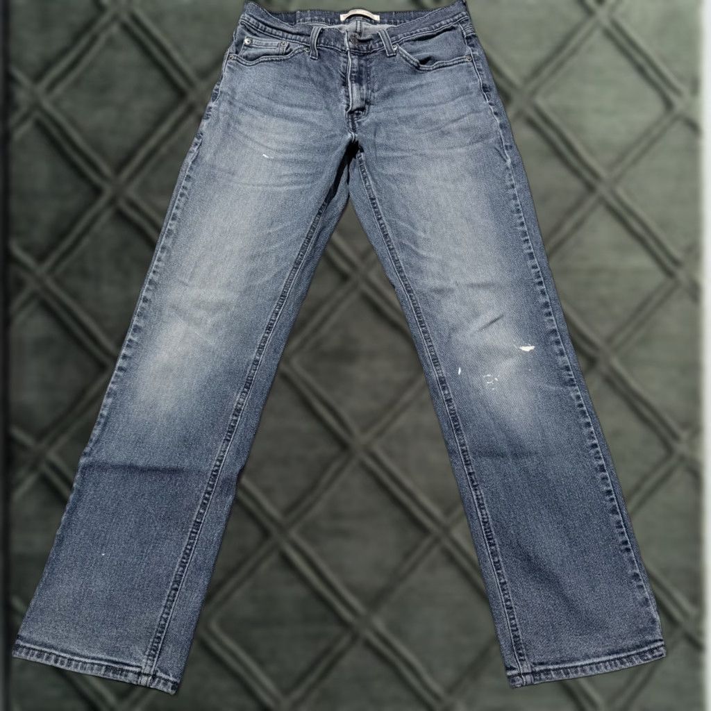 Vintage Signature by Levi Strauss Athletic Jeans Men Blue Distressed 30x32 Jeans Size US 30 / EU 46 - 1 Thumbnail
