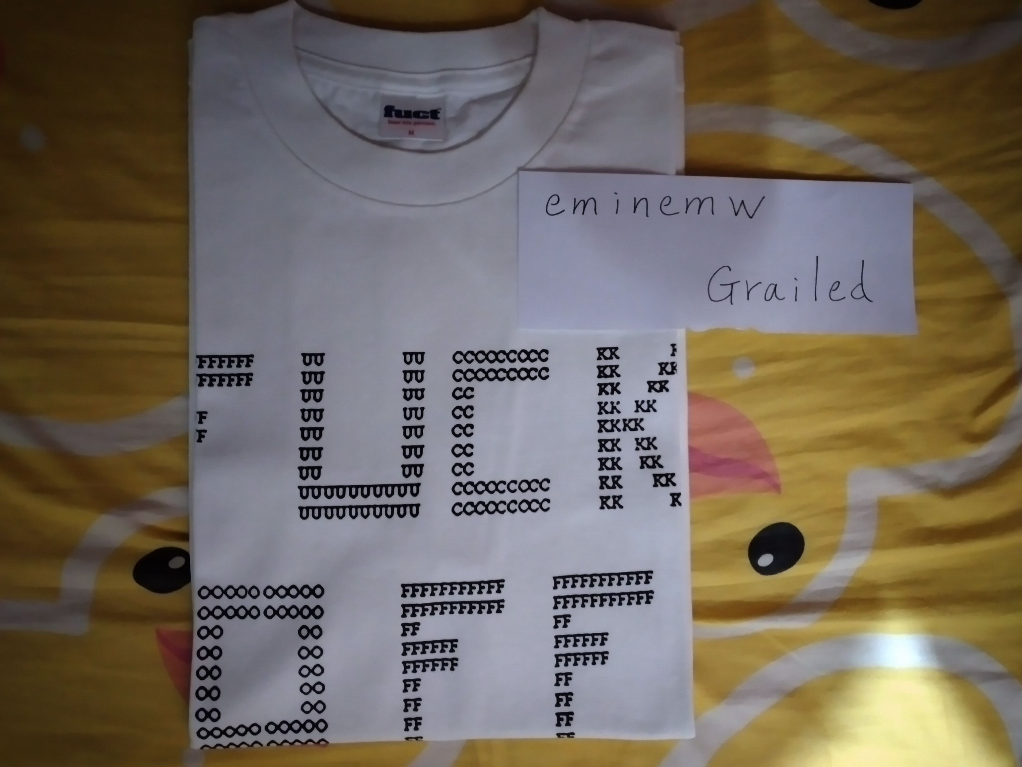 FUCT Fuct Fuck off logo T-Shirt TEE Size US M / EU 48-50 / 2 - 1 Thumbnail